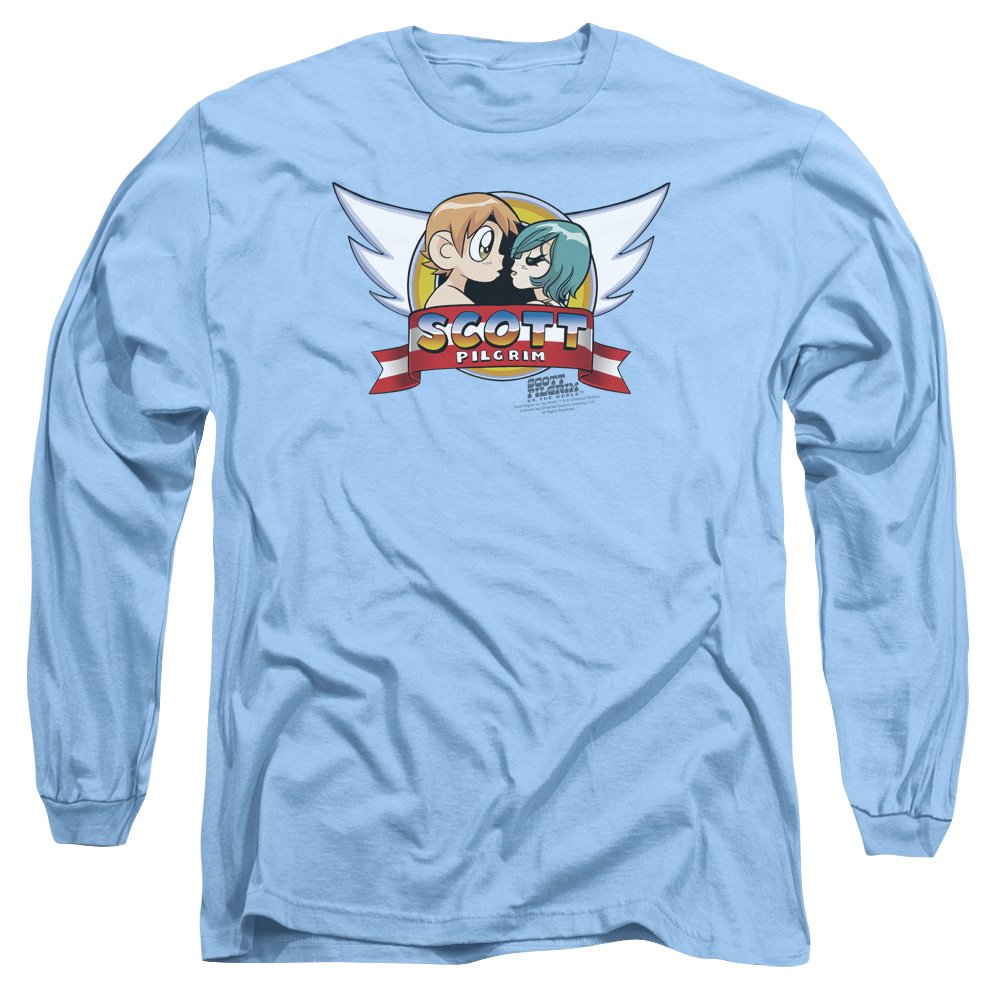 Scott Pilgrim vs The World Graphic Long Sleeve T-Shirt for Men & Women | Vintage Video Game Inspired Unisex Tee | Casual Wear, Cosplay & Gamer Outfits