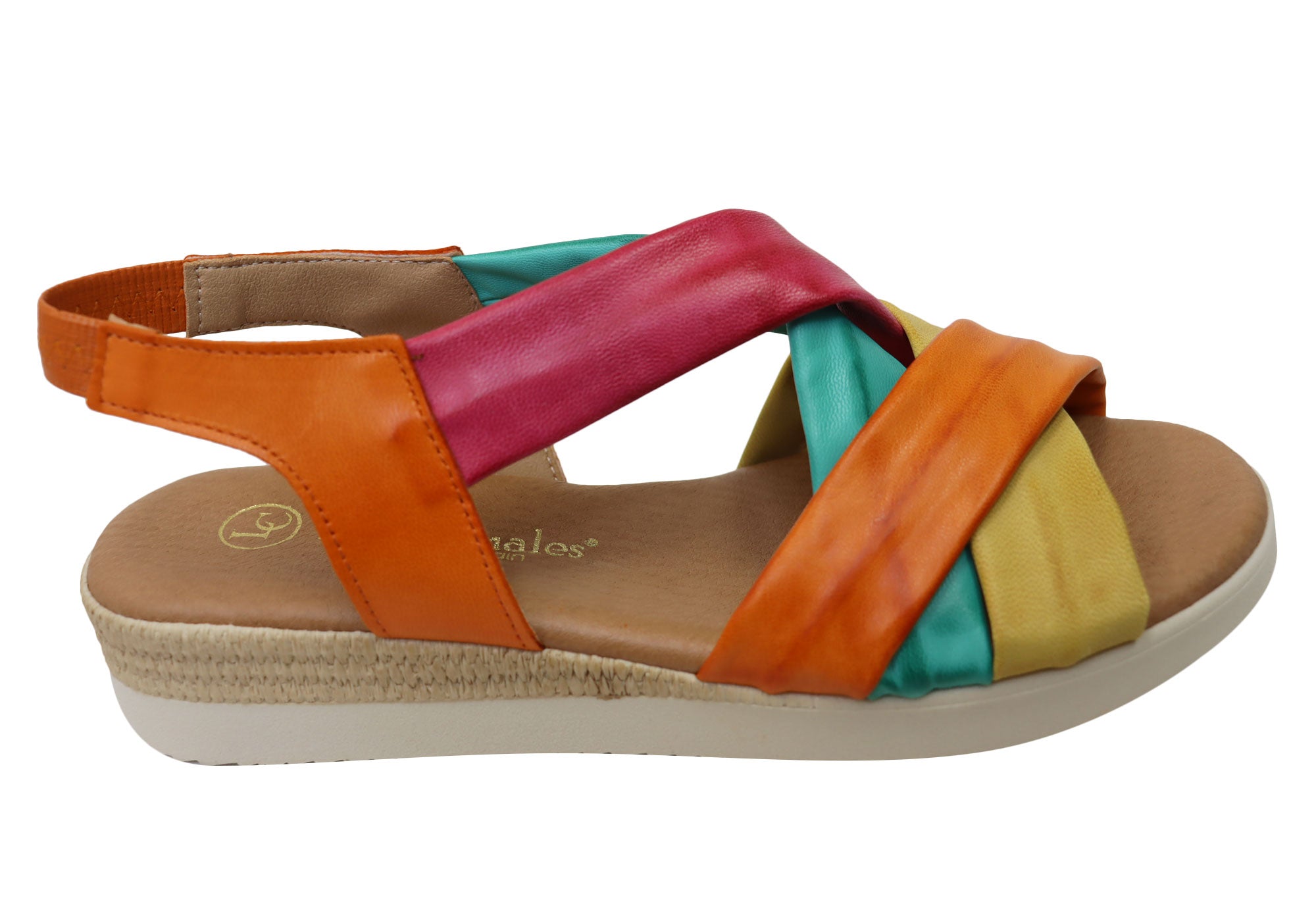 Lillian Women's Comfortable Leather Sandals - Handmade in Spain - Perfect for Summer, Beach & Casual Outings