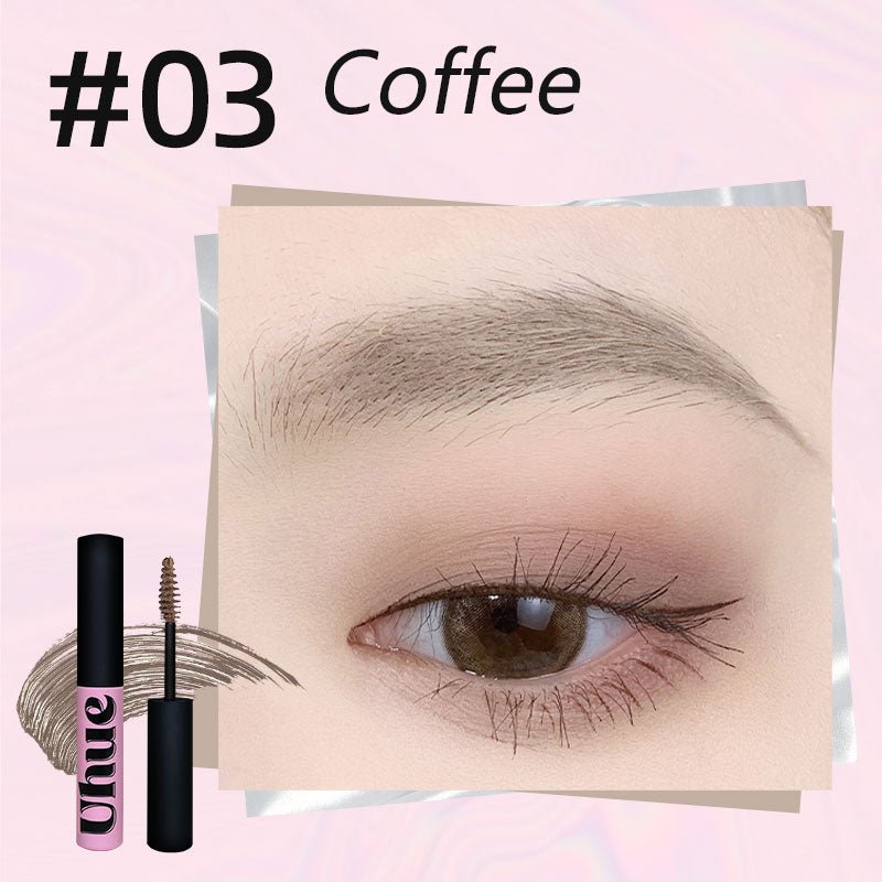 UHUE Velvet Eyebrow Mascara - Waterproof Eyebrow Gel with Natural Finish for Full Brows | Perfect for Daily Makeup & Special Occasions