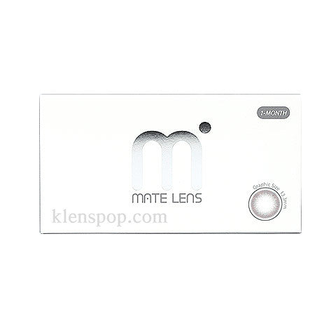 Mate Gray (2 Pack) 6 Month Supply Silicone Hydrogel Contact Lenses - Perfect for Daily Wear & Special Occasions
