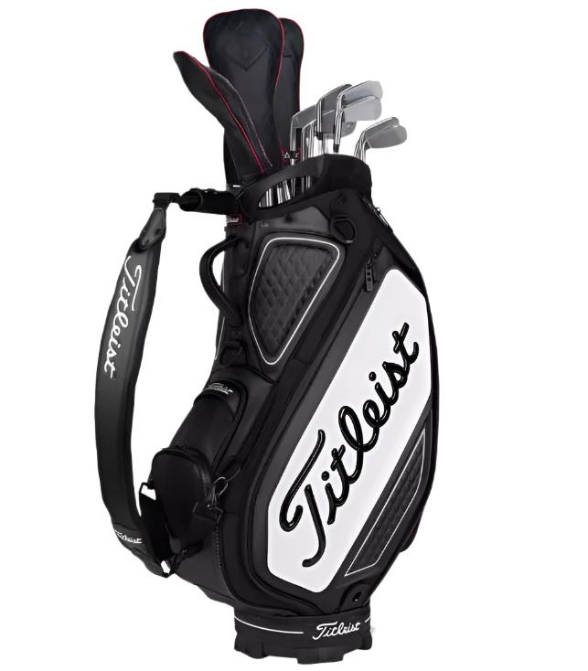 Titleist Tour Golf Bag - Premium Stand Golf Bag for Men & Women - Lightweight & Durable Golf Stand Bag with Multiple Pockets - Perfect for Golf Tournaments, Driving Range & Course Play