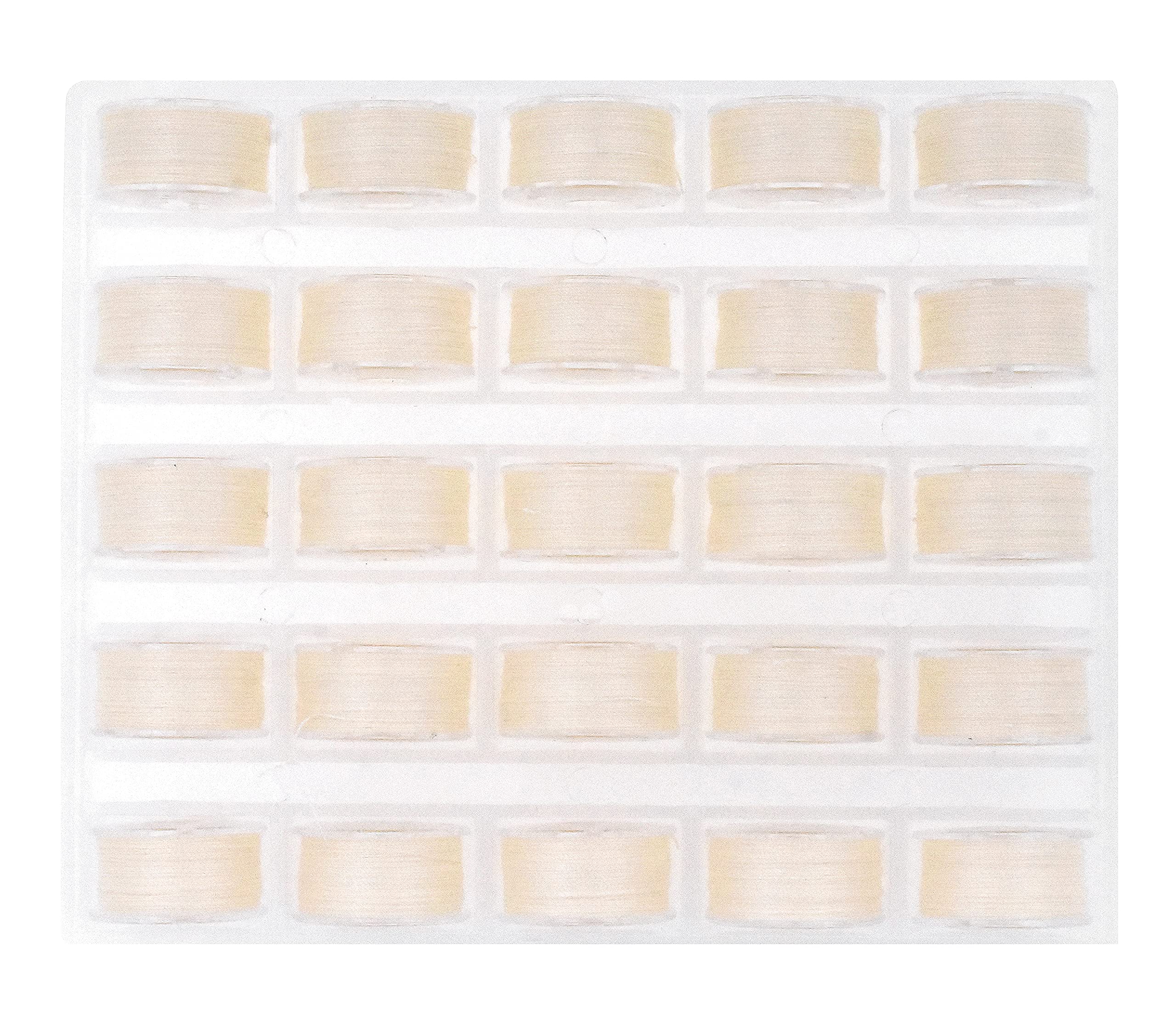25 Prewound SA156 Bobbins for Singer & Brother Sewing Machines - 15J Prefilled Embroidery Thread - Perfect for Quilting, Dressmaking & Craft Projects
