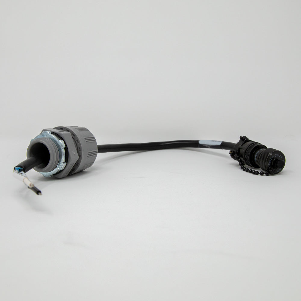 1FT DC Power Cable with Cord Grip Fitting - Heavy Duty Power Cord for Electronics, CCTV, LED Lights - Secure Connection for Home & Office Use
