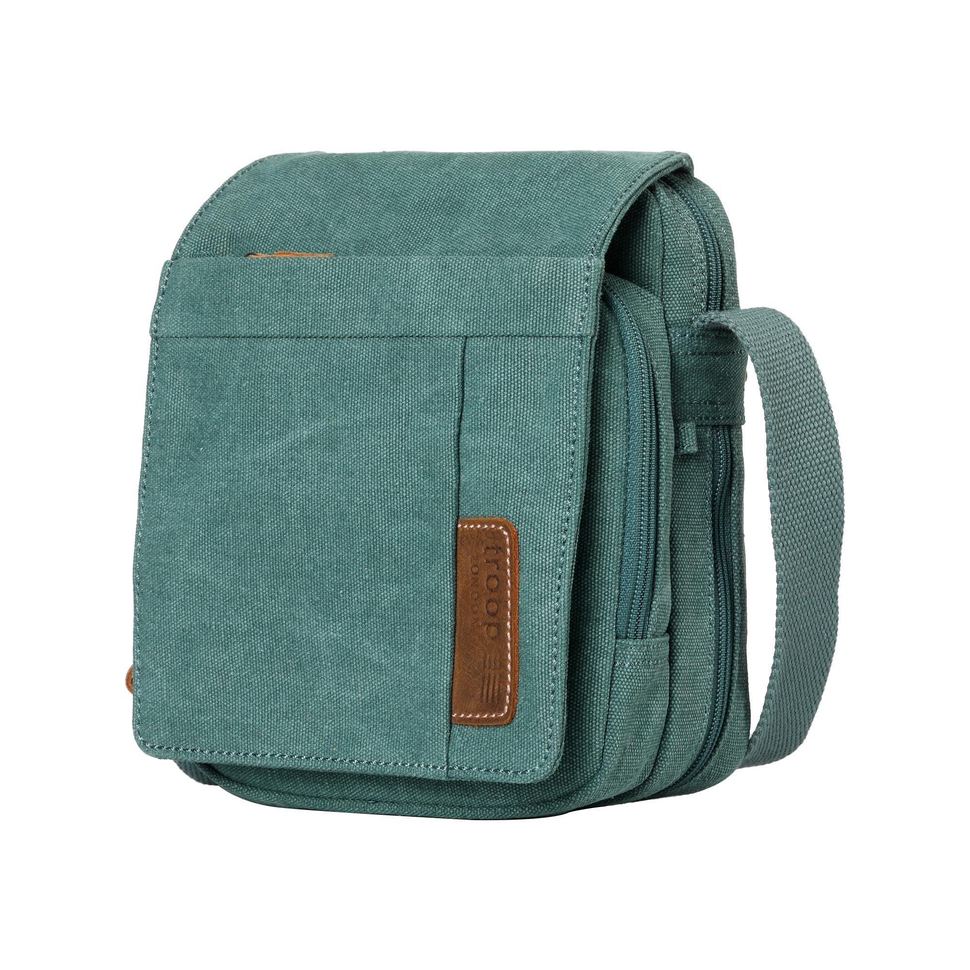 Troop London Classic Canvas Crossbody Bag for Men & Women - Stylish & Durable Messenger Bag for Travel, Work & Everyday Use