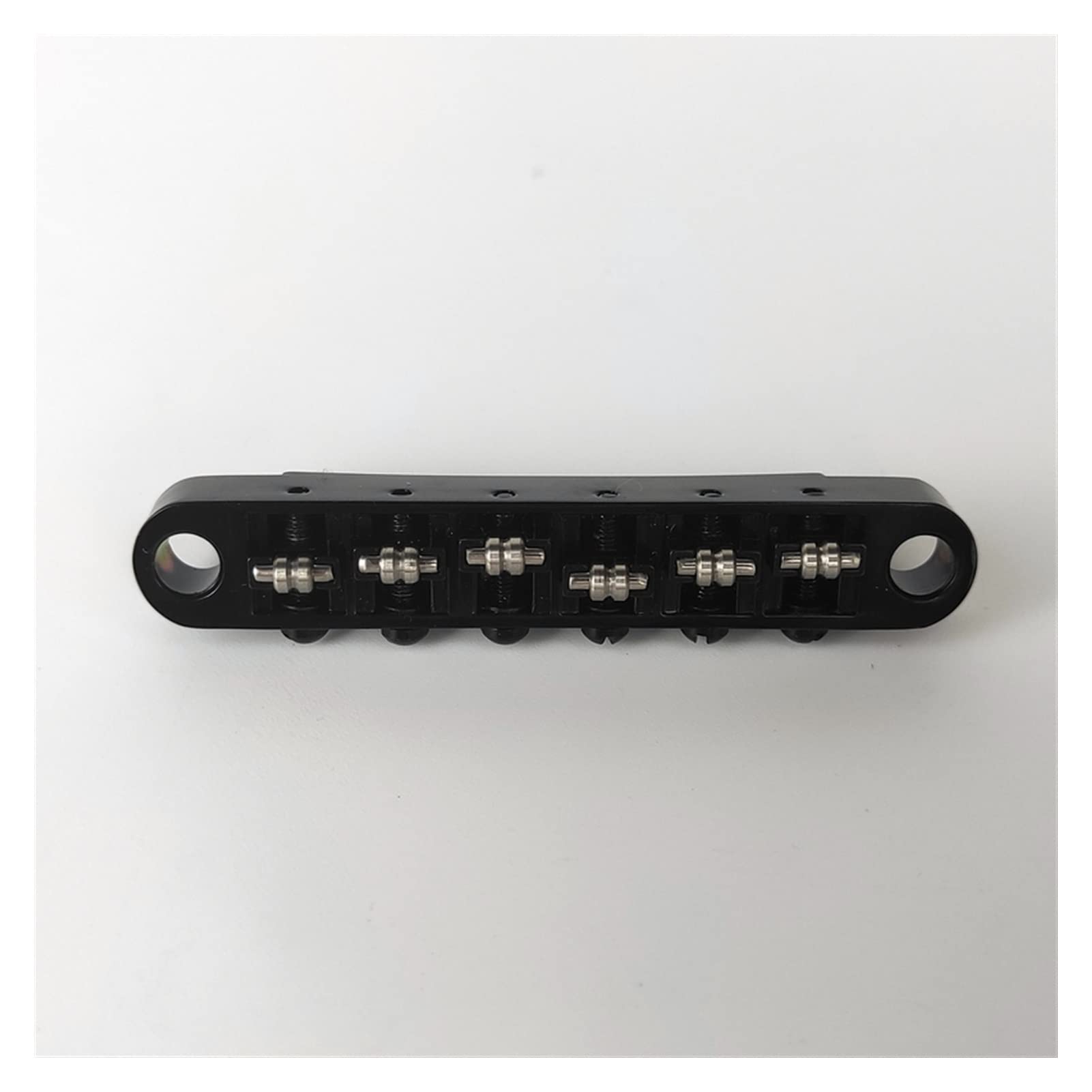 High-Quality Tune-O-Matic Roller Saddle Bridge for LP & SG Style 6-String Electric Guitars - Black | Replacement Guitar Bridge for Smooth Tuning & Sustain | Perfect for Rock, Blues & Studio Performances