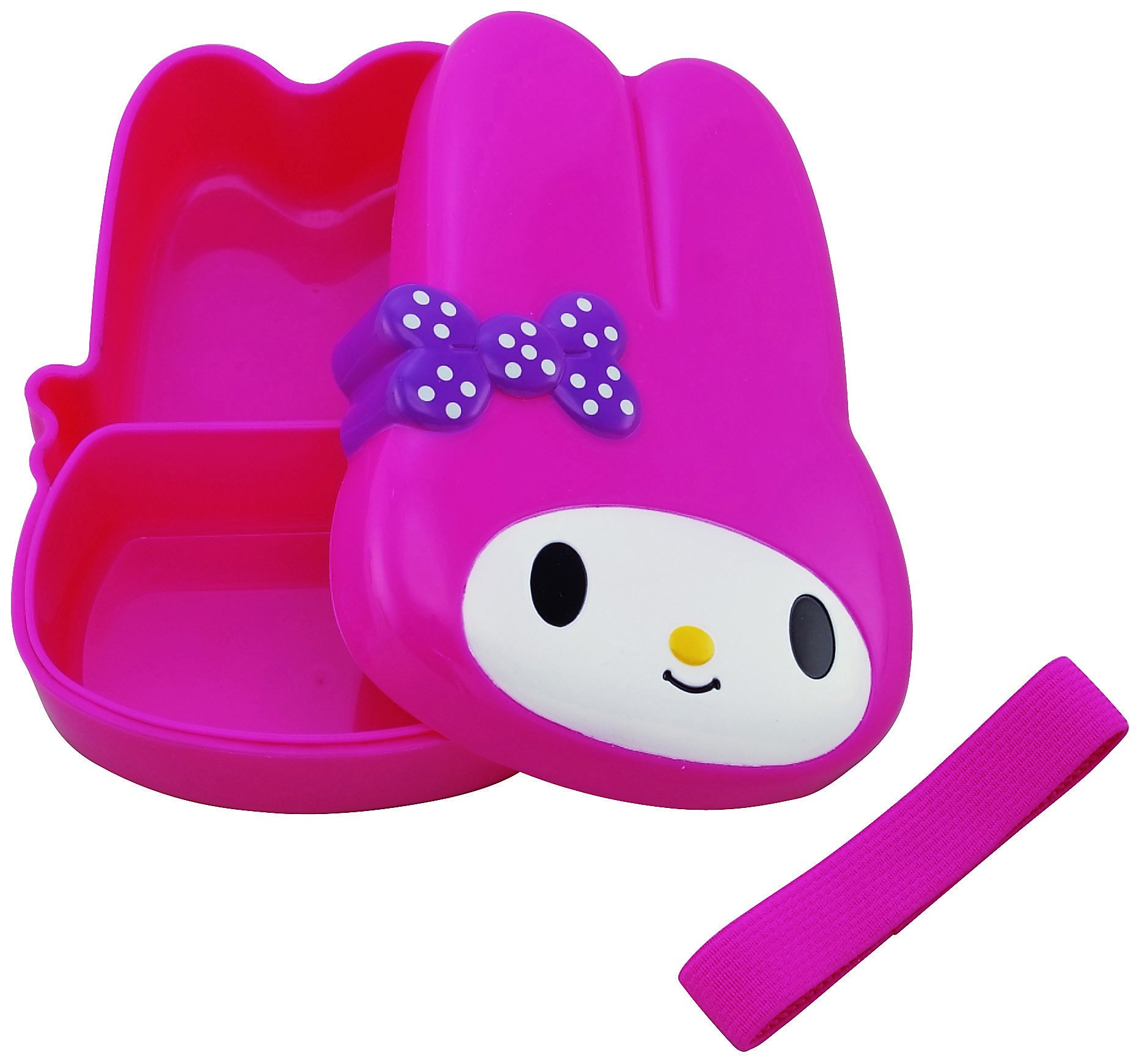 Official Sanrio Melody Bento Box - Cute Hello Kitty Lunch Box for Kids, Adults, School, Work & Picnics - Insulated Food Container with Utensils & Strap