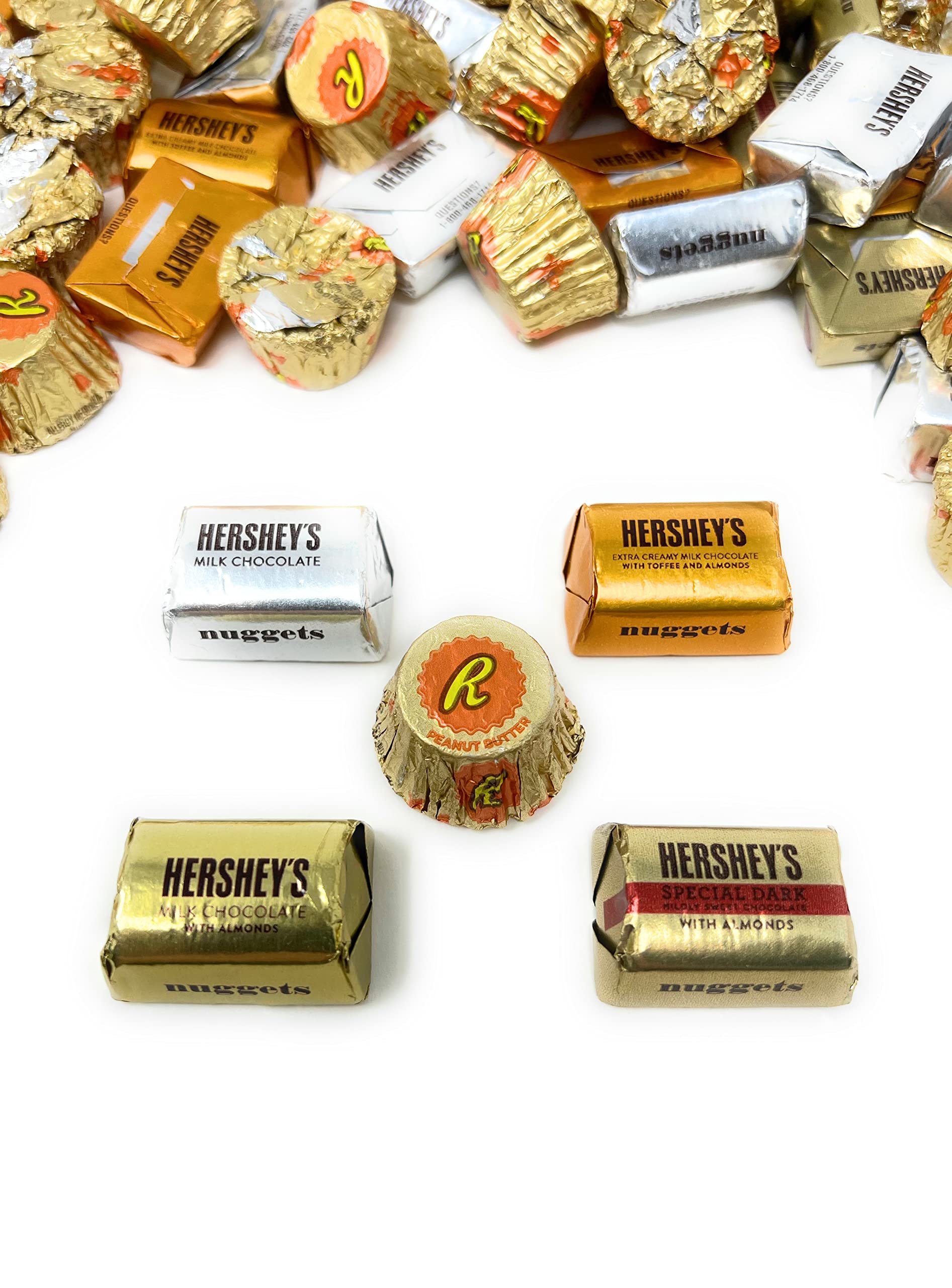 Hershey's Mini Peanut Butter Cups Chocolate 7 Lbs Bulk Candy - Party & Office Snacks