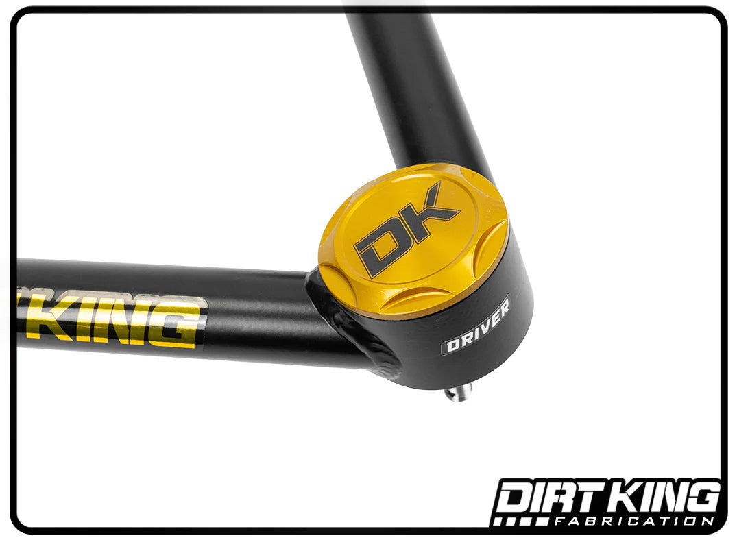 2007-2018 Chevy Silverado/GMC Sierra 1500 Dirt King 4130 Chromoly Upper Control Arm Kit - Heavy Duty Off-Road Suspension Upgrade for Rock Crawling & Overlanding
