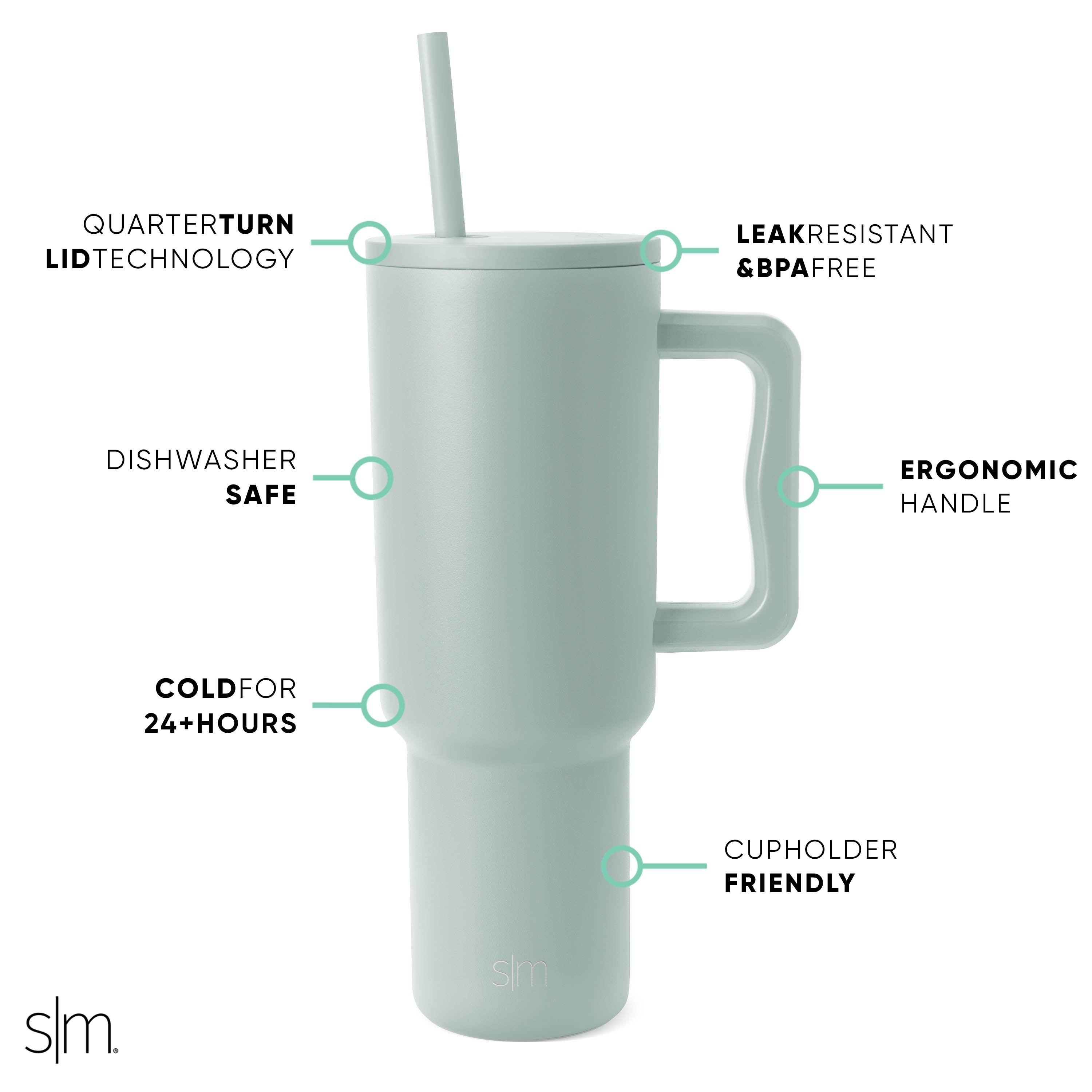 Premium Trek Tumbler 25oz - Insulated Stainless Steel Water Bottle for Hiking, Camping & Outdoor Adventures - Keeps Drinks Hot/Cold for 24 Hours - BPA Free Leakproof Travel Mug