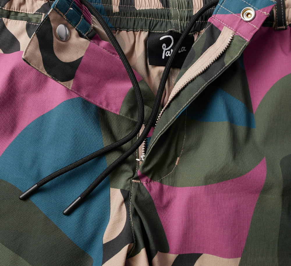 Distorted Camo Shorts for Men - Trendy Camouflage Cargo Shorts with Pockets - Perfect for Outdoor Adventures, Hiking, and Streetwear Fashion