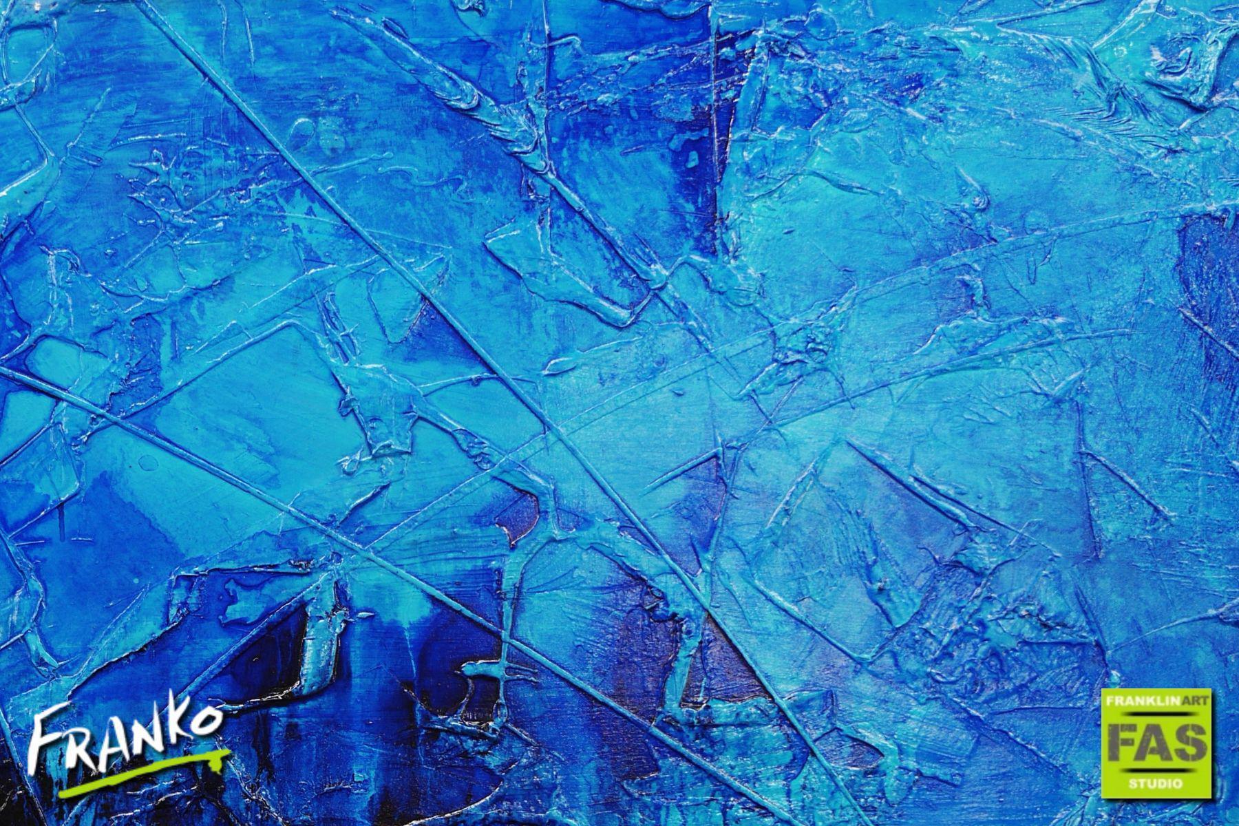 Red Oxygen 160cm x 60cm Blue Red Abstract Canvas Art - Modern Wall Decor for Living Room, Bedroom & Office