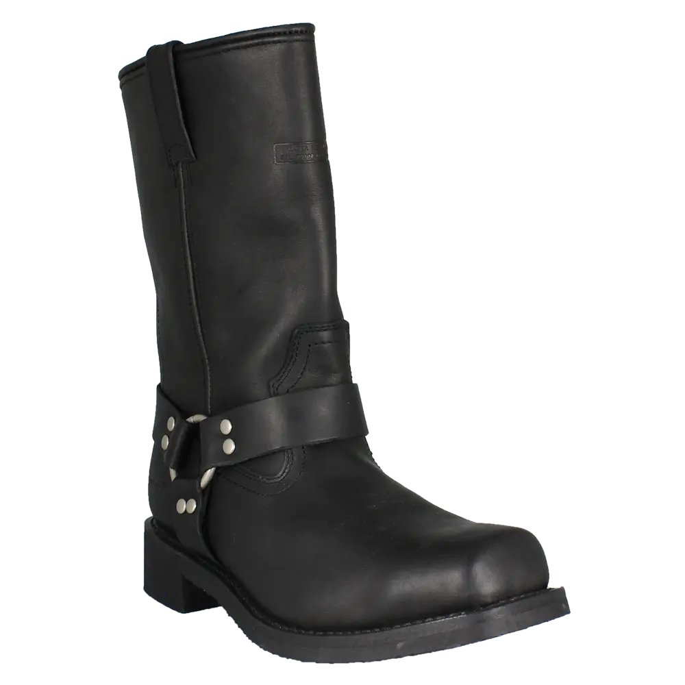 Ride Tec Men's Size 13 Motorcycle Boots - Durable Leather Harness Boots for Cruiser & Biker - Perfect for Long Rides & Motorcycle Safety