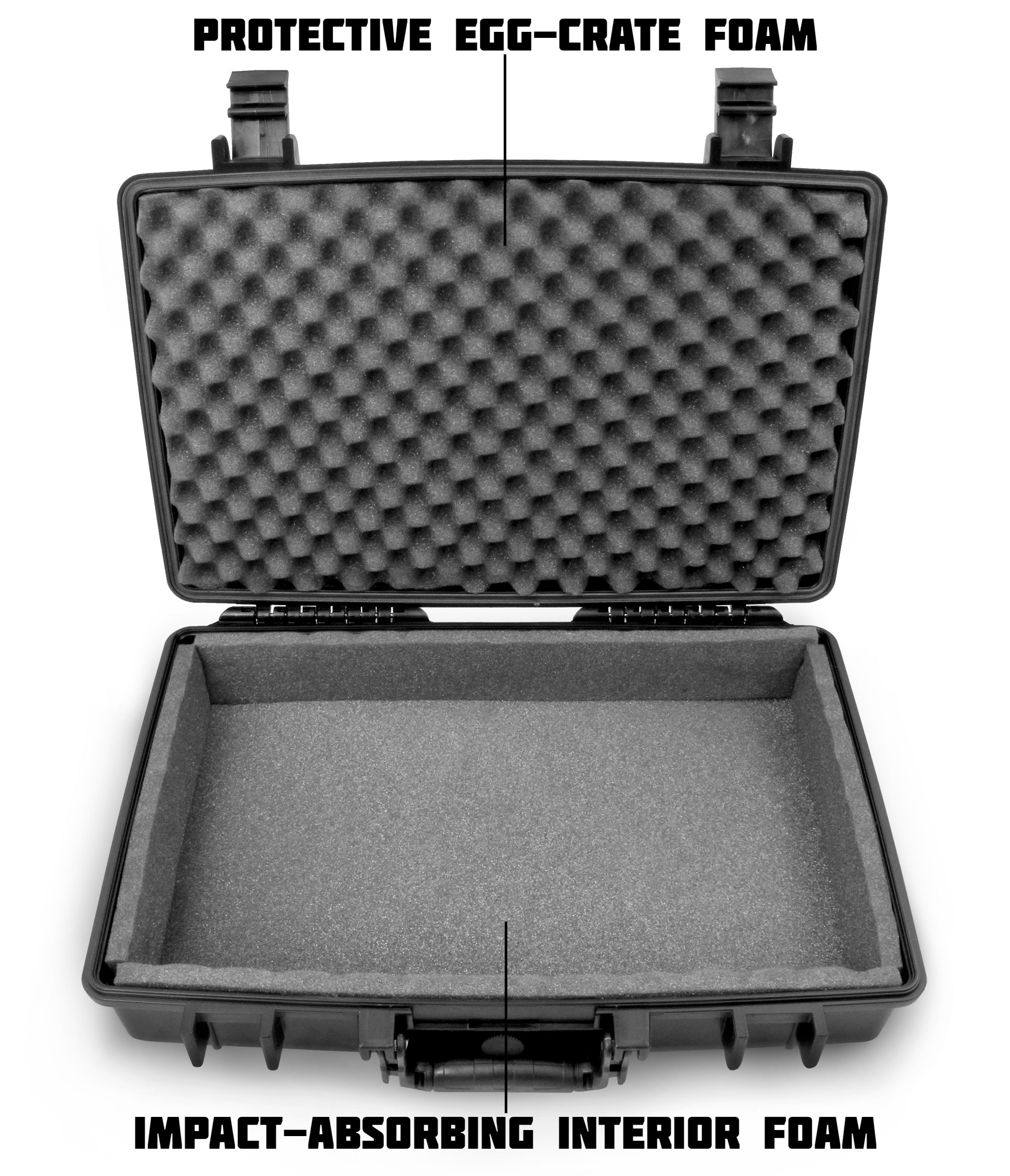 CASEMATIX Waterproof Travel Case for Zoom R20 Multi Track Recorder - Durable Carry Bag for Digital Mixer, Cables & Microphones - Perfect for Studio Recording & Outdoor Music Sessions