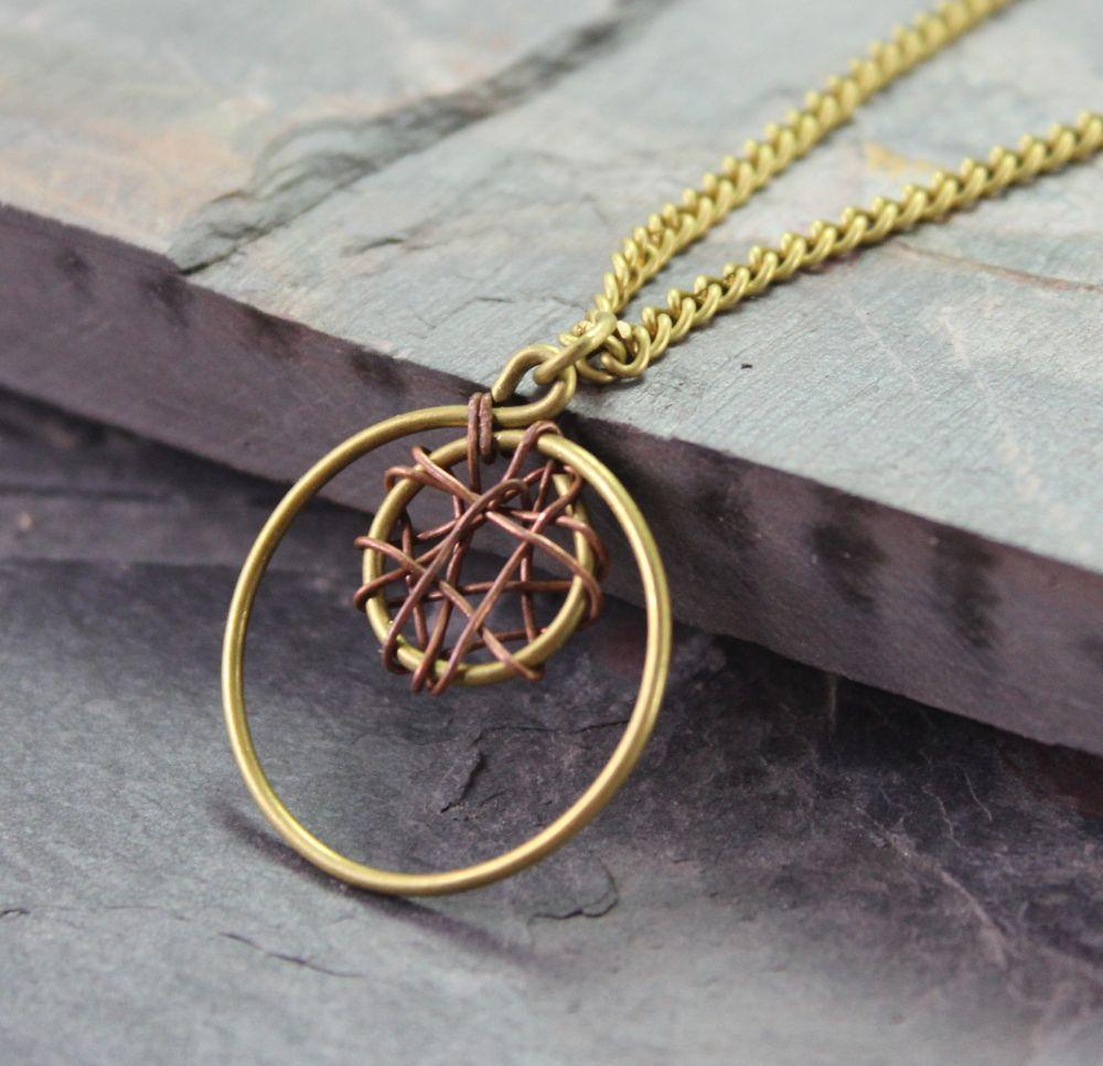 Handmade Fair Trade Dream Catcher Necklace - Boho Chic Jewelry for Women, Spiritual Protection Pendant | Perfect for Yoga, Meditation, Festival & Gift Giving