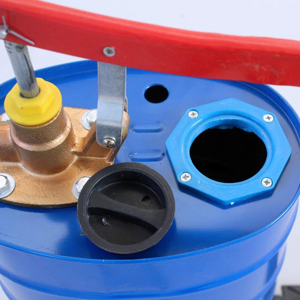 MXBAOHENG 10L Manual Hand Pressure Oil Filler Pump - Engine Oil & Gear Oil Transfer for Car, Truck & Automotive Maintenance - Durable Blue Oil Filling Barrel (Ideal for DIY Garage, Mechanic Shop & Fleet Maintenance)