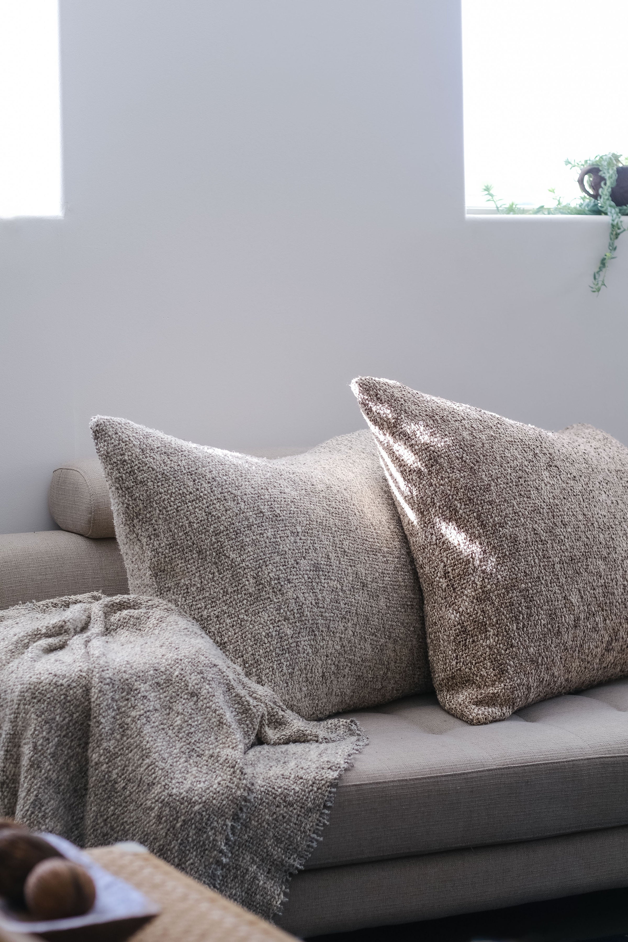 Brentwood Oversized Pillow with Insert - Soft & Supportive for Bed, Couch, and Floor Lounging