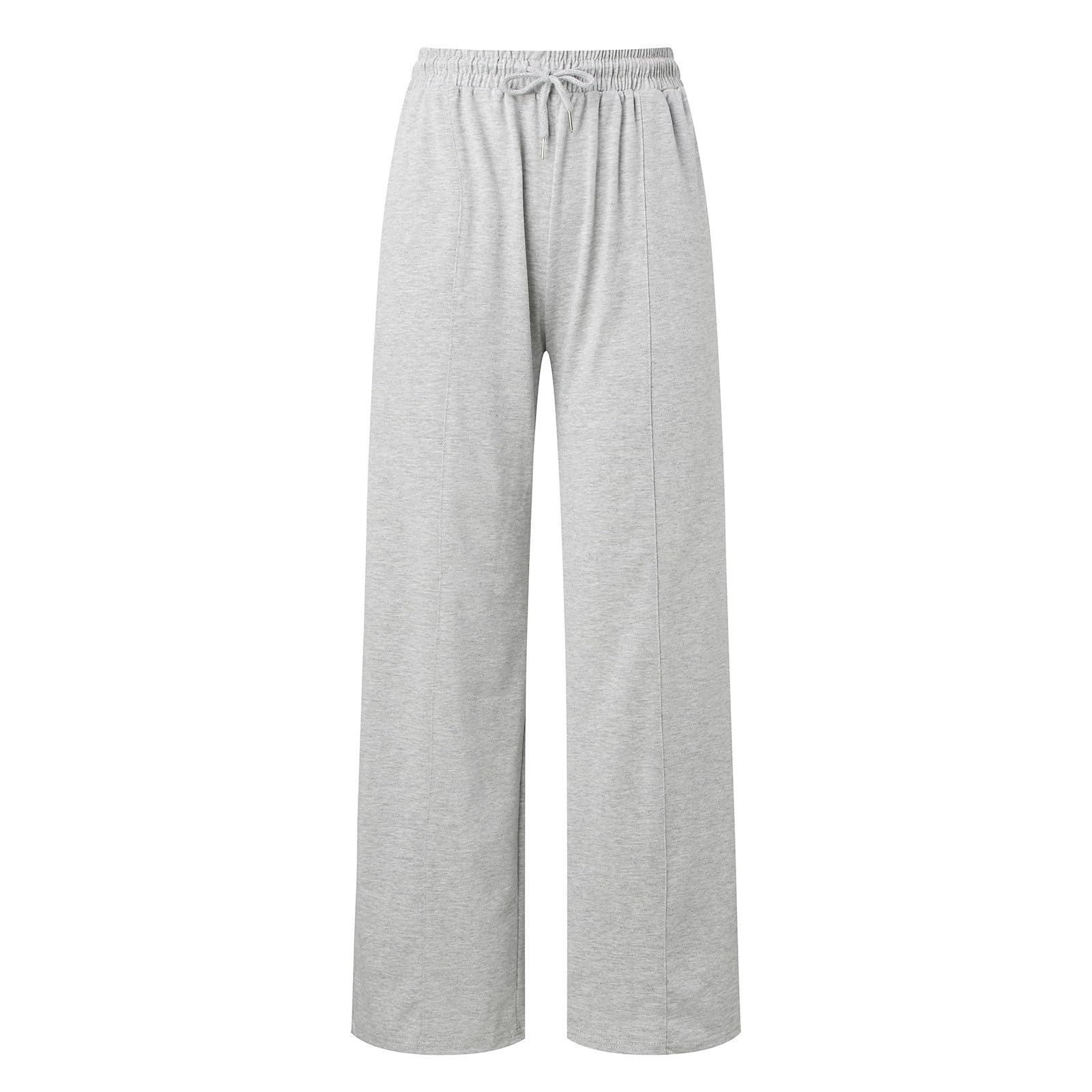 Women's High Waisted Wide Leg Sweatpants 2025 - Loose Casual Lounge Pants with Drawstring & Pockets for Yoga, Running, Travel & Home Comfort