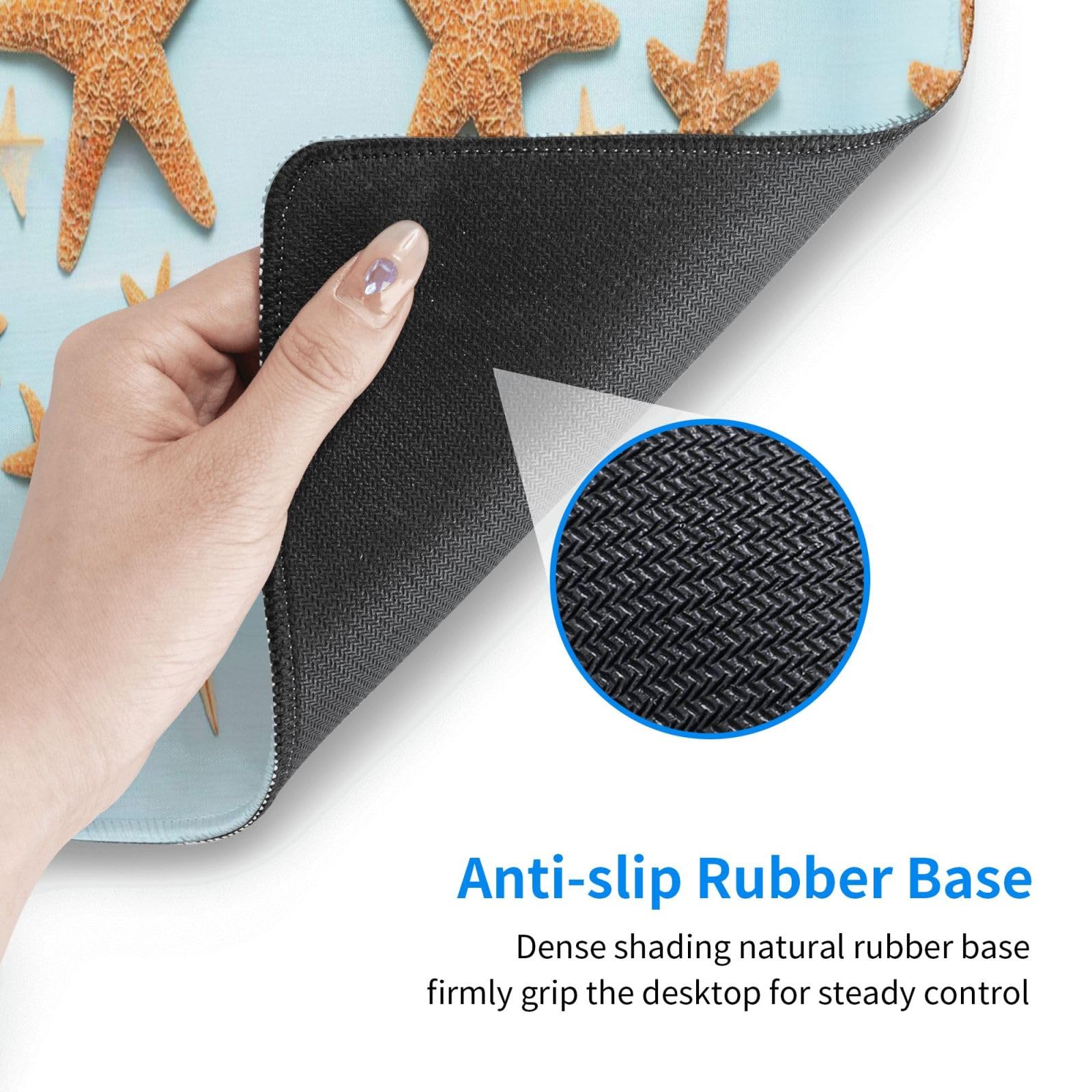 3D Beautiful Maritime Summer Large Mouse Pad – 11.8x31.5 Inch Non-Slip Gaming Mouse Mat for PC & Laptop | Waterproof Desk Pad for Office, Home & Gaming Setup