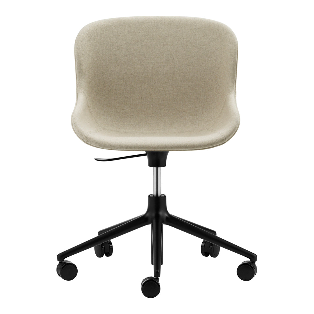 Ergonomic Office Chair with 5-Star Base & Gas Lift - Adjustable Height Upholstered Computer Desk Chair for Home & Office Workspace