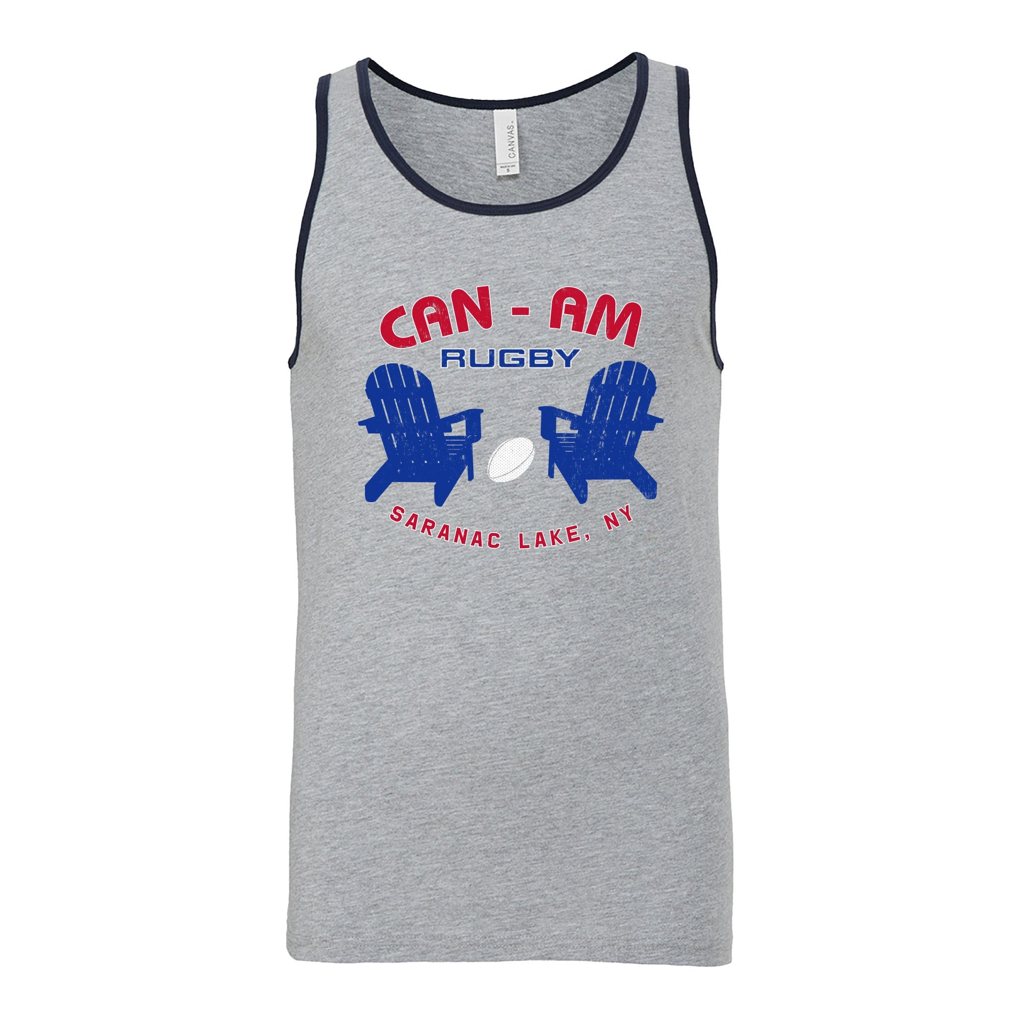CAN AM Adirondack Chairs Tank Top for Men & Women - Comfortable Sleeveless Summer Shirt - Perfect for Outdoor Camping, Beach, and Backyard Relaxation