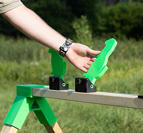 Throom - Self Healing Shooting Targets for Pistol & Rifle | Reactive Prairie Dog Knockdown Gun Targets | Indoor & Outdoor Range Use | Ricochet Free | Perfect for Training, Competition & Tactical Practice