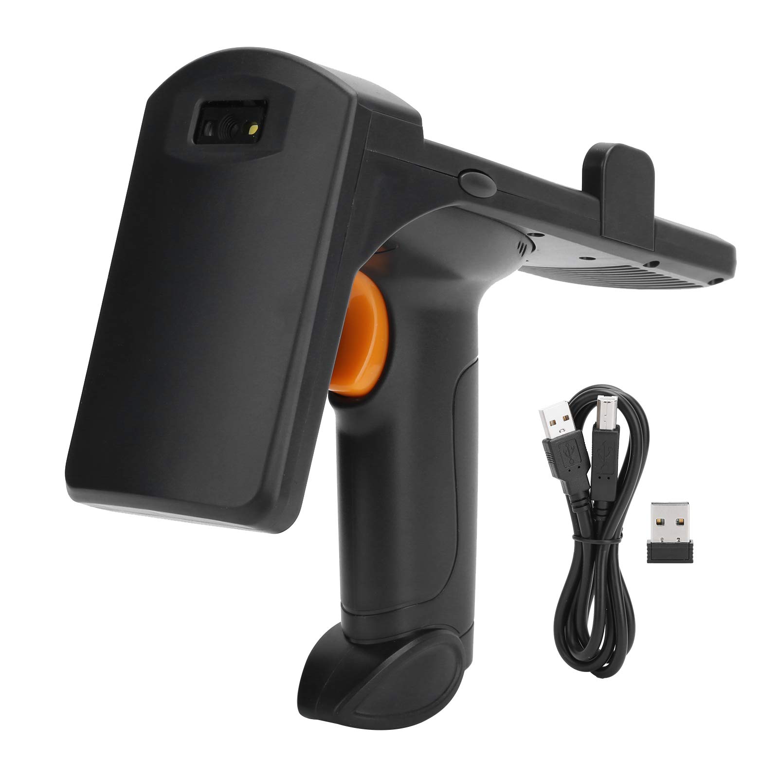 Wireless Bluetooth Barcode & QR Code Scanner - 2.4G Dual Mode Handheld Scanner with LCD Screen for Retail, Warehouse, Inventory Management
