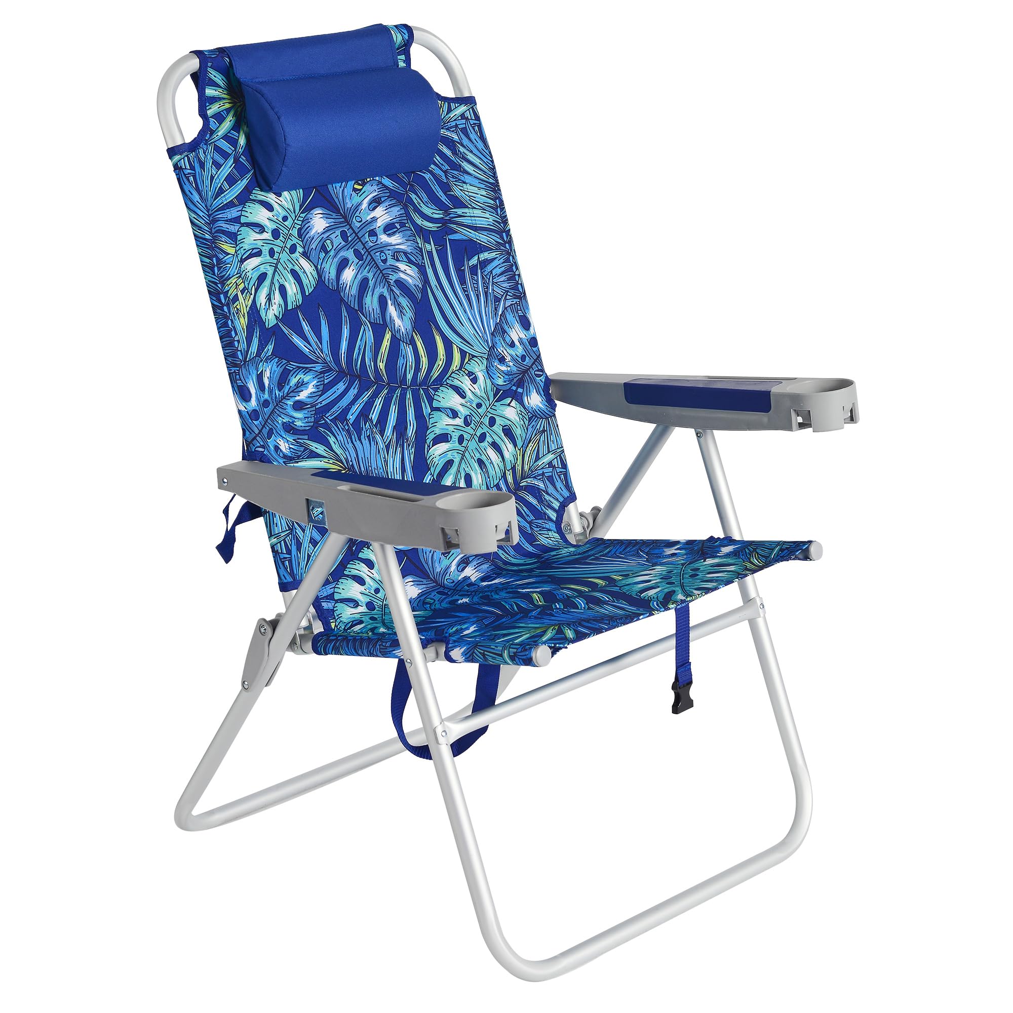 **SUNNYFEEL Oversized Tall Folding Beach Chair – Lightweight & Heavy Duty 500 lbs Capacity – 17