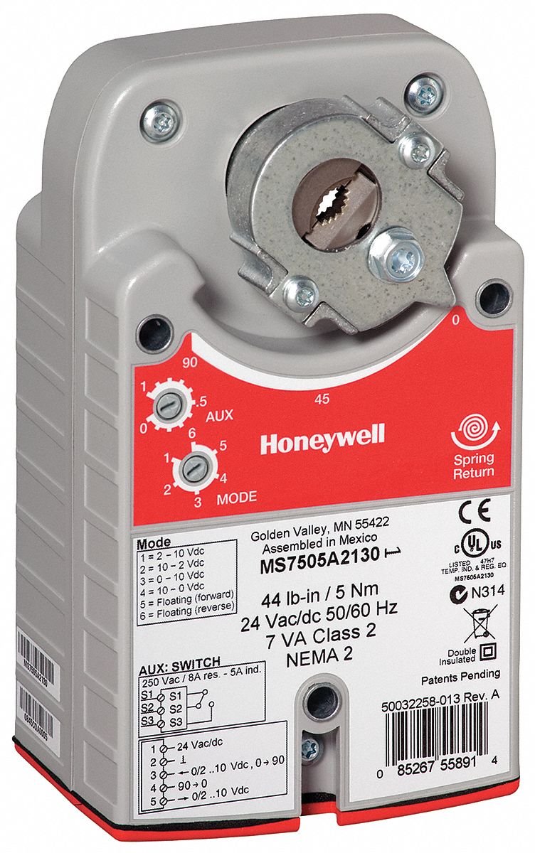 High Torque 44 in-lb Electric Actuator - 40°F to 149°F Temperature Range - Ideal for Industrial Automation, HVAC Systems & Smart Home Applications