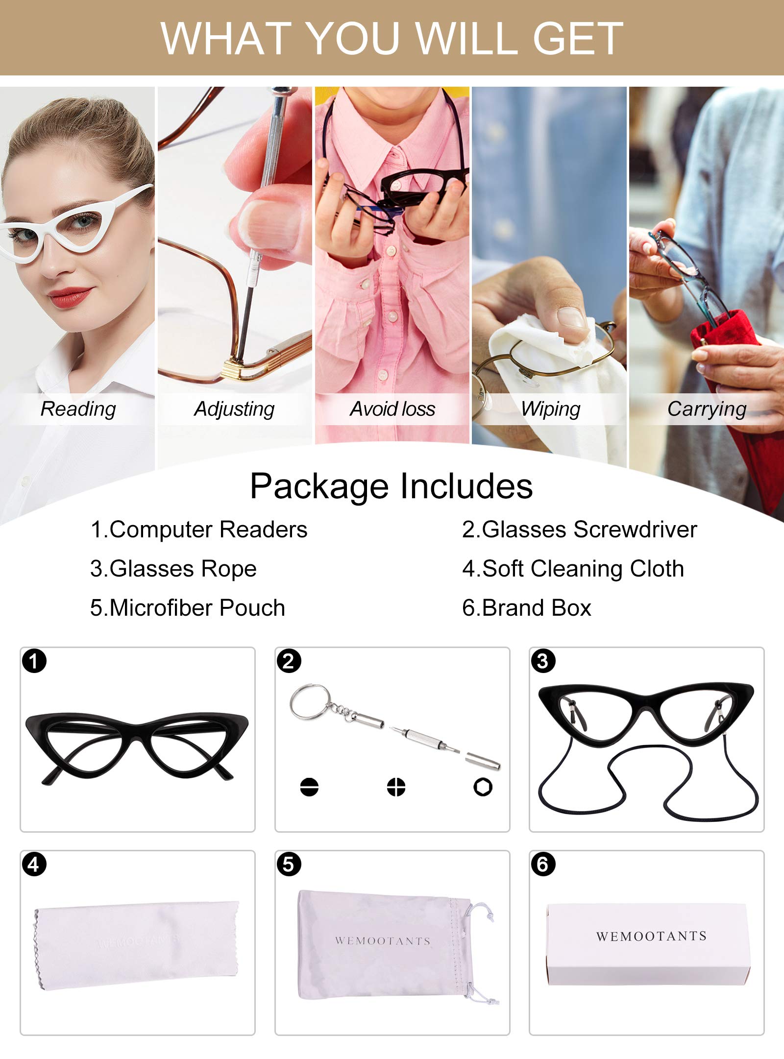 Blue Light Blocking Glasses for Men & Women - Anti Eye Strain Computer Glasses with UV Protection - Perfect for Gaming, Office Work & Screen Time