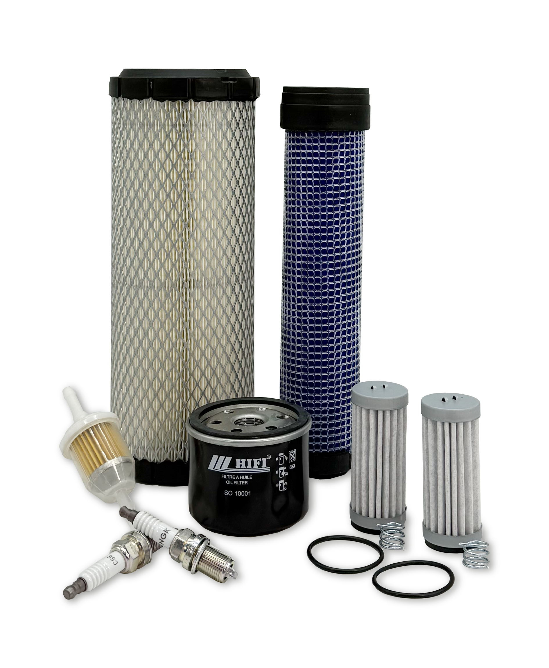 HERO® Maintenance Filter Kit for John Deere Z710A ZTrak Zero Turn Mower - Air & Oil Filters Replacement Set - Perfect for Lawn Care & Landscaping Maintenance