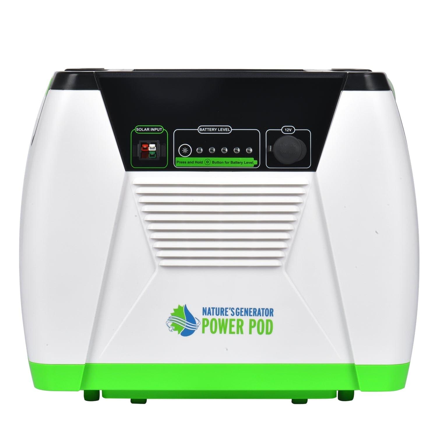 Nature's Generator Power Pod - Portable Solar Generator for Camping, Emergencies & Off-Grid Power - Reliable Backup Battery for Home & Outdoor Use