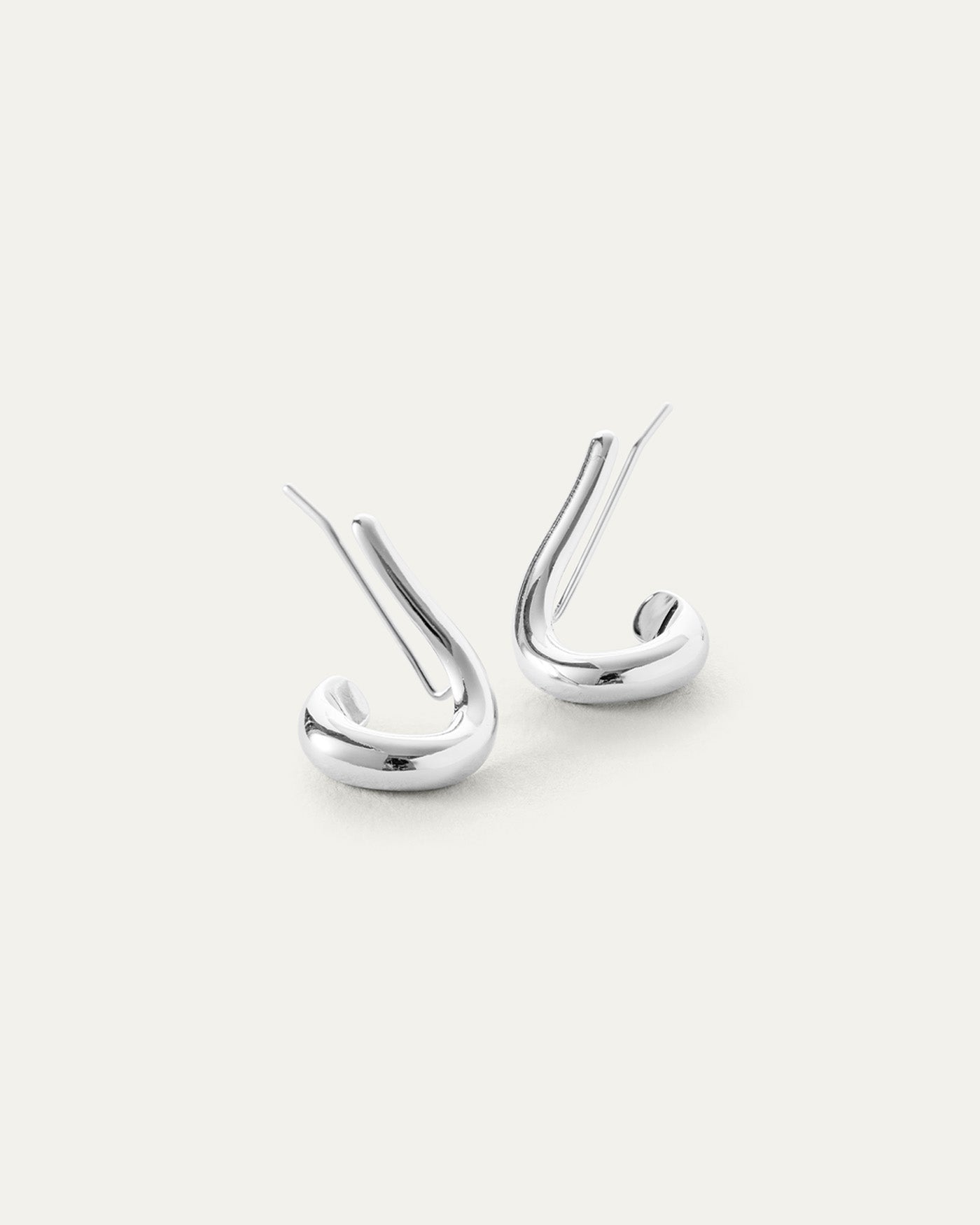 Dara Climber Earrings for Women - Trendy Gold Silver Hoop Ear Cuffs - Elegant Cartilage Ear Jewelry for Parties, Weddings & Everyday Wear