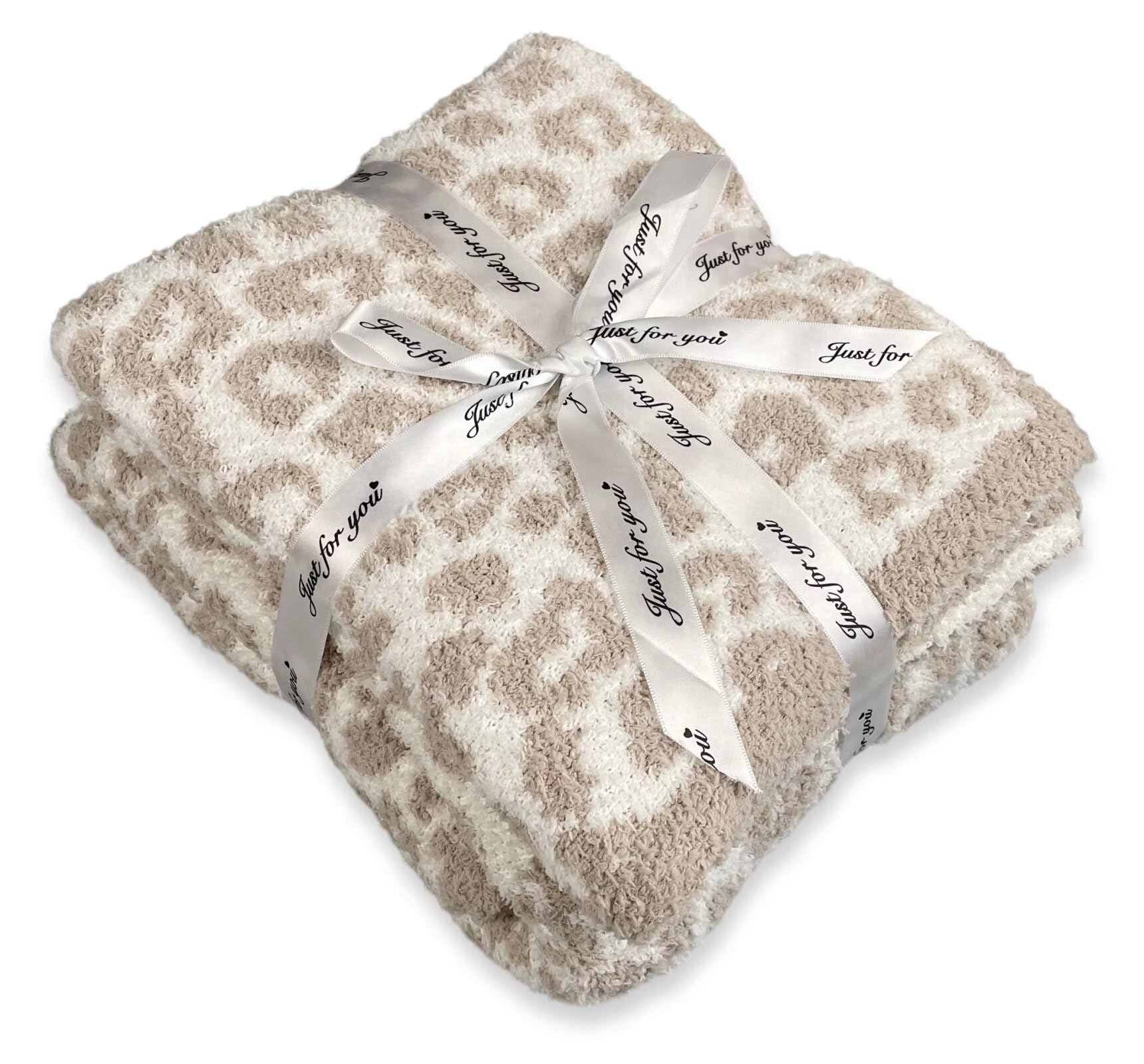 GY Ultra Soft Leopard Print Throw Blanket - Lightweight Warm Reversible Fluffy Cheetah Blanket for Couch, Sofa & Bed Decor - Beige - Perfect for Cozy Evenings, Movie Nights & Home Styling