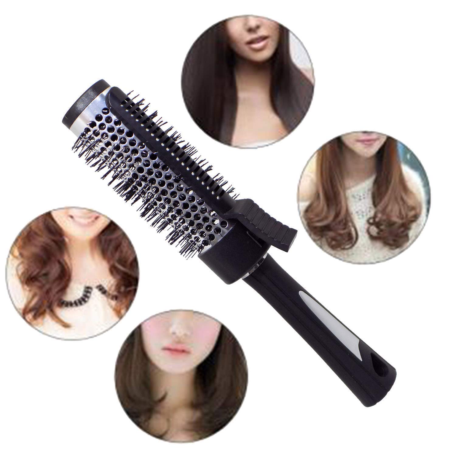 OSEN Professional Curling Iron & Volumizing Hair Styling Kit for Women & Girls - Black (1-Pack) | Perfect for Home Use, Travel, Salons & Special Occasions