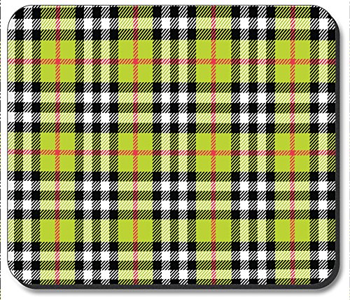 Artistic Plaid Mouse Pad - Non-Slip Gaming & Office Desk Mat for Computers, Laptops - Perfect for Work, Gaming & Home Office Setup