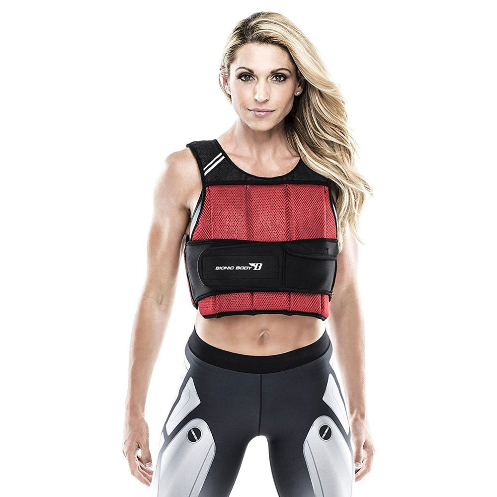 Bionic Body 10lb Weighted Vest for Men & Women | Adjustable Weight Training Vest for CrossFit, Running & Workouts | BBWV 9510 Fitness Equipment for Strength Training & Cardio