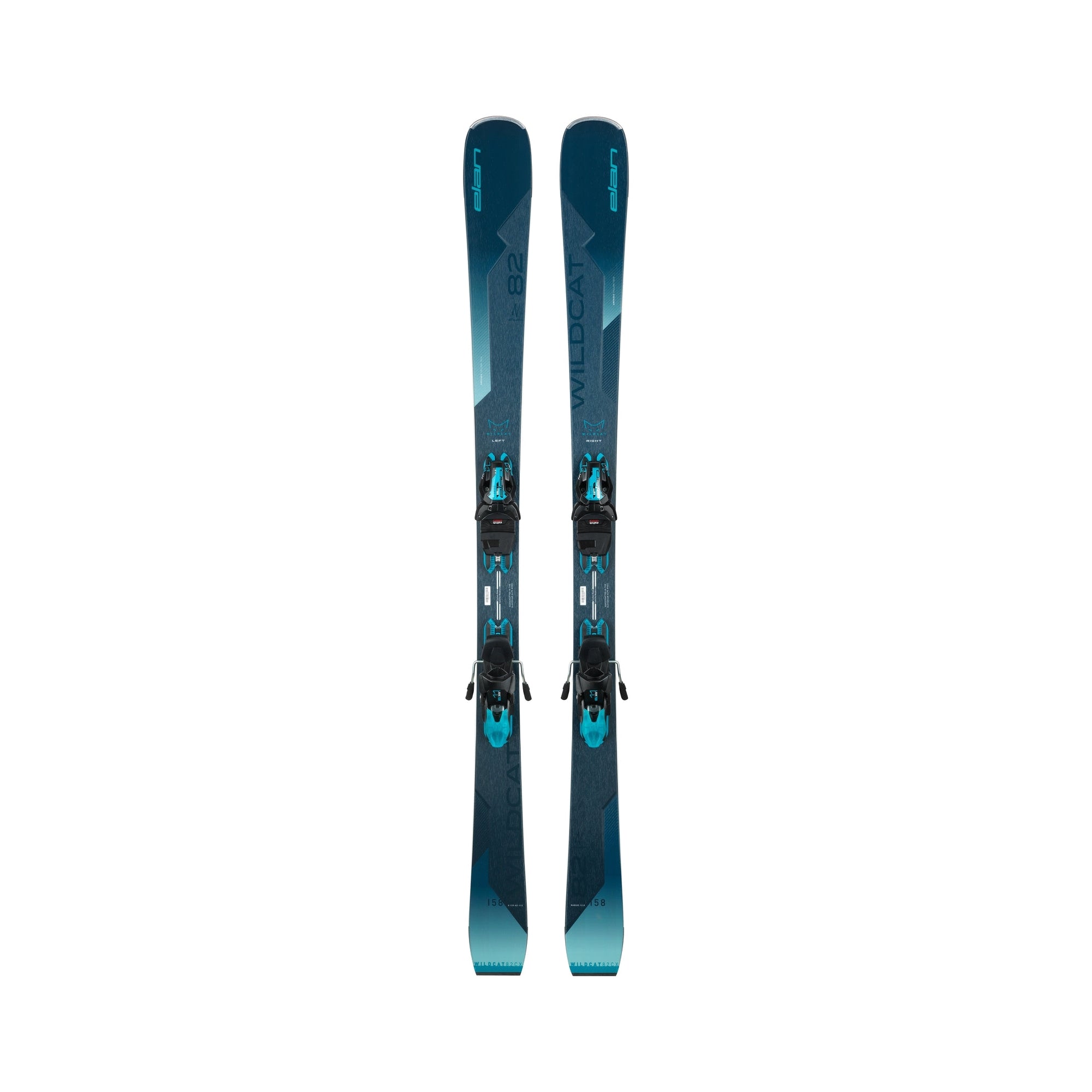 Elan 2024 WILDCAT 82 CX PS Skis with ELW 11.0 DB397219 Bindings - All-Mountain Performance for Powder, Groomers & Freeride