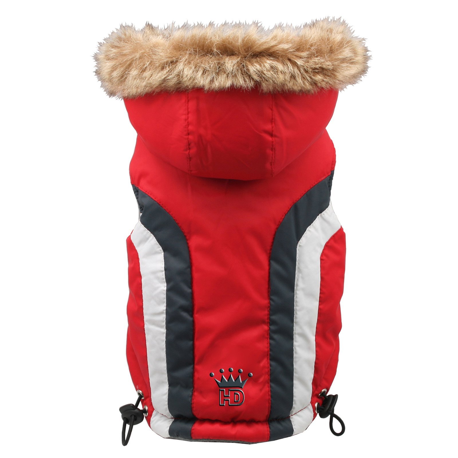 Premium Swiss Alpine Ski Vest for Dogs - Red, Warm & Waterproof Winter Dog Jacket for Outdoor Adventures, Hiking & Snow Play