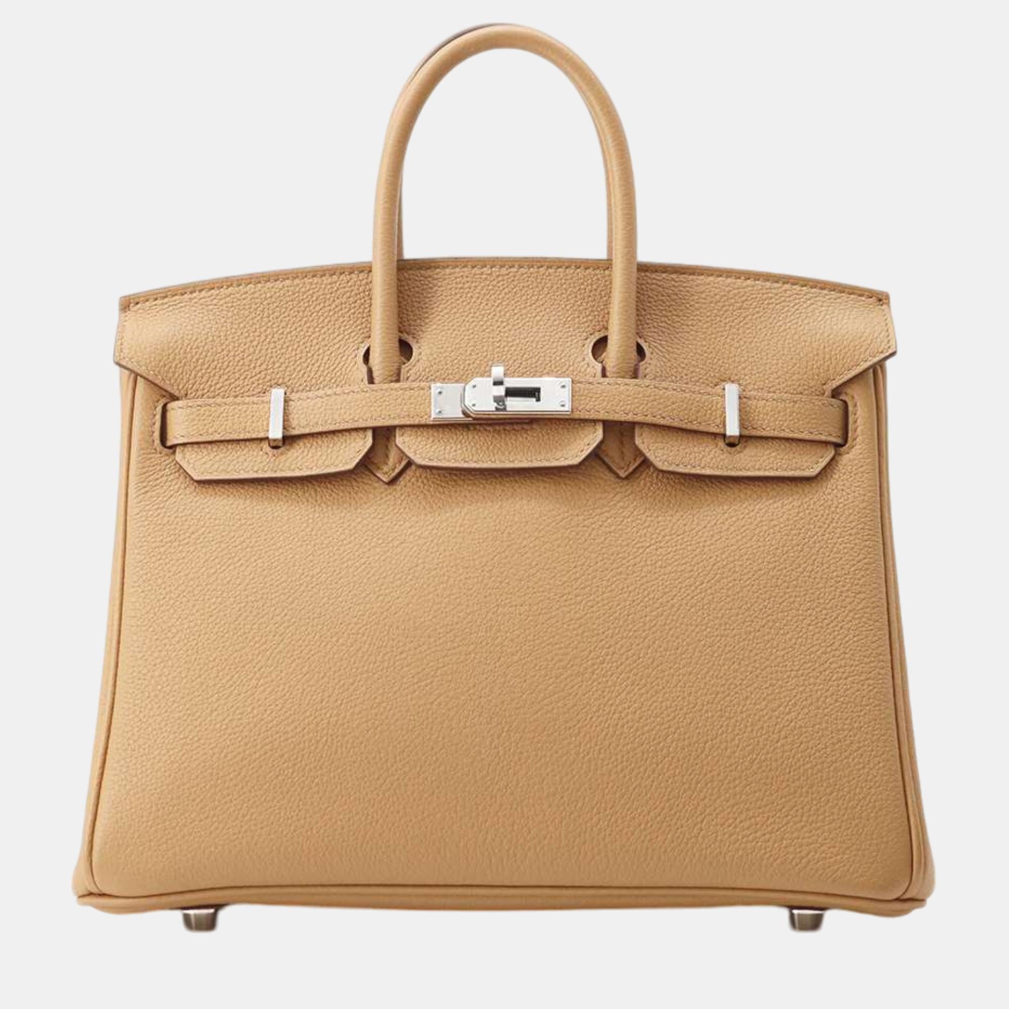 Luxury Nobillo 25 Birkin Tote Bag - Genuine Calfskin Leather Handbag for Women | Elegant Designer Shoulder Bag for Work, Travel & Special Occasions