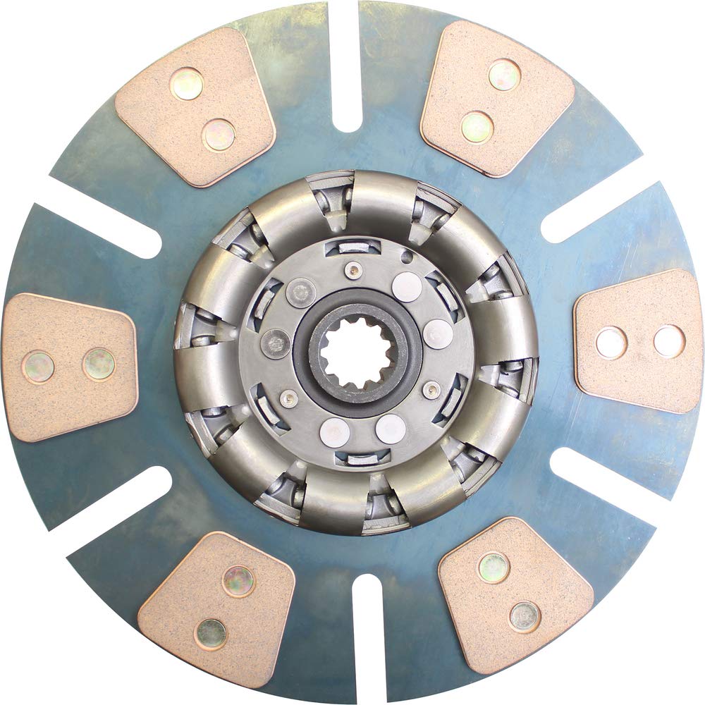 RAParts AM104495 High-Performance Clutch Disc - 6 Pad Ceramic Friction Material for Smooth Shifting | Perfect for Ford, Chevy, Dodge Truck & Performance Vehicle Upgrades
