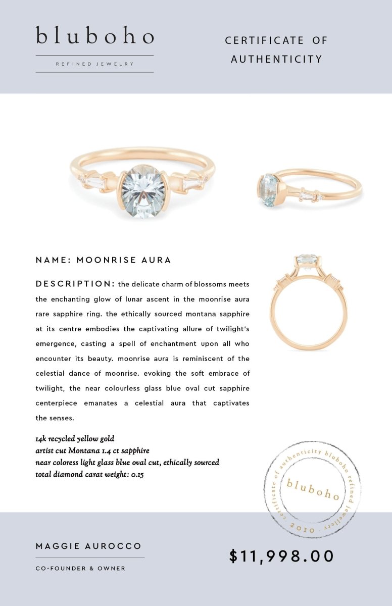 14K Yellow Gold Pink Sapphire Ring - Mystic Moonflower Unique Handmade Jewelry for Women, Perfect for Weddings, Anniversaries & Special Occasions