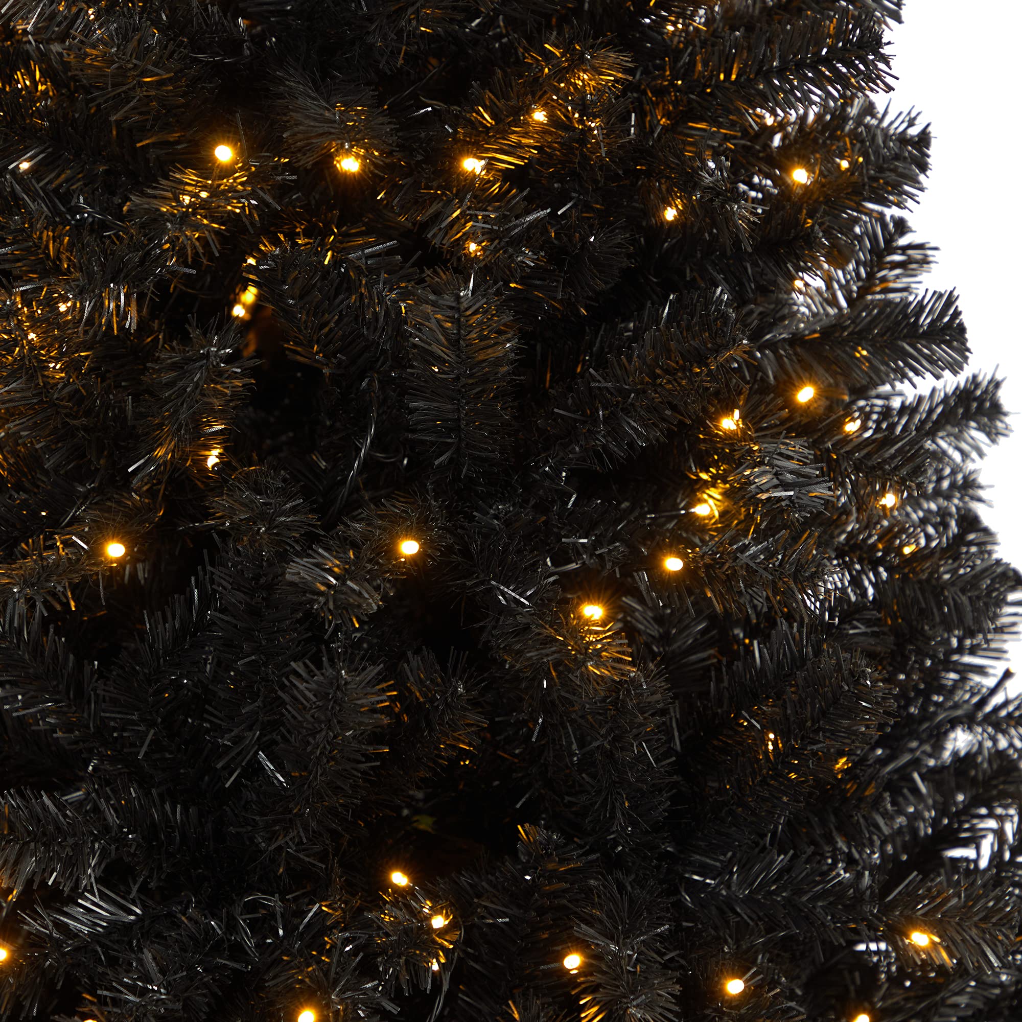 Nearly Natural 6ft Pre-Lit Artificial Christmas Tree with 400 Clear LED Lights & 1036 Tips - Perfect for Home, Office & Holiday Decorations