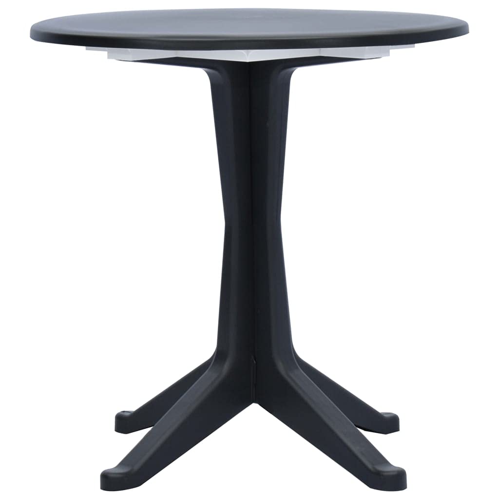 Premium Plastic Outdoor Tea Table - Durable Backyard & Lawn Furniture, 27.6