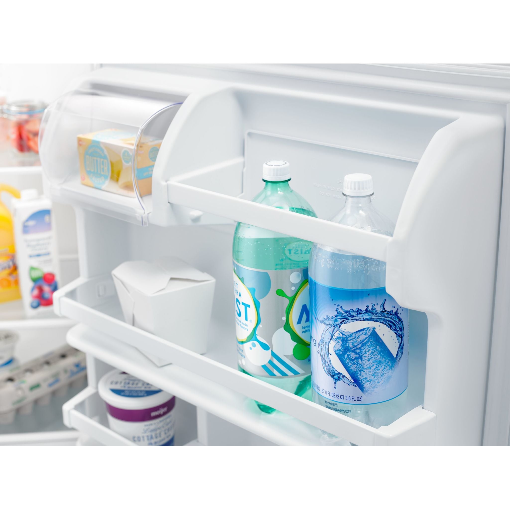 Amana 18 Cu. Ft. Top Freezer Refrigerator (ART318FFDS) - Stainless Steel, Energy Star Certified for Efficient Cooling - Perfect for Kitchens, Apartments, and Small Spaces