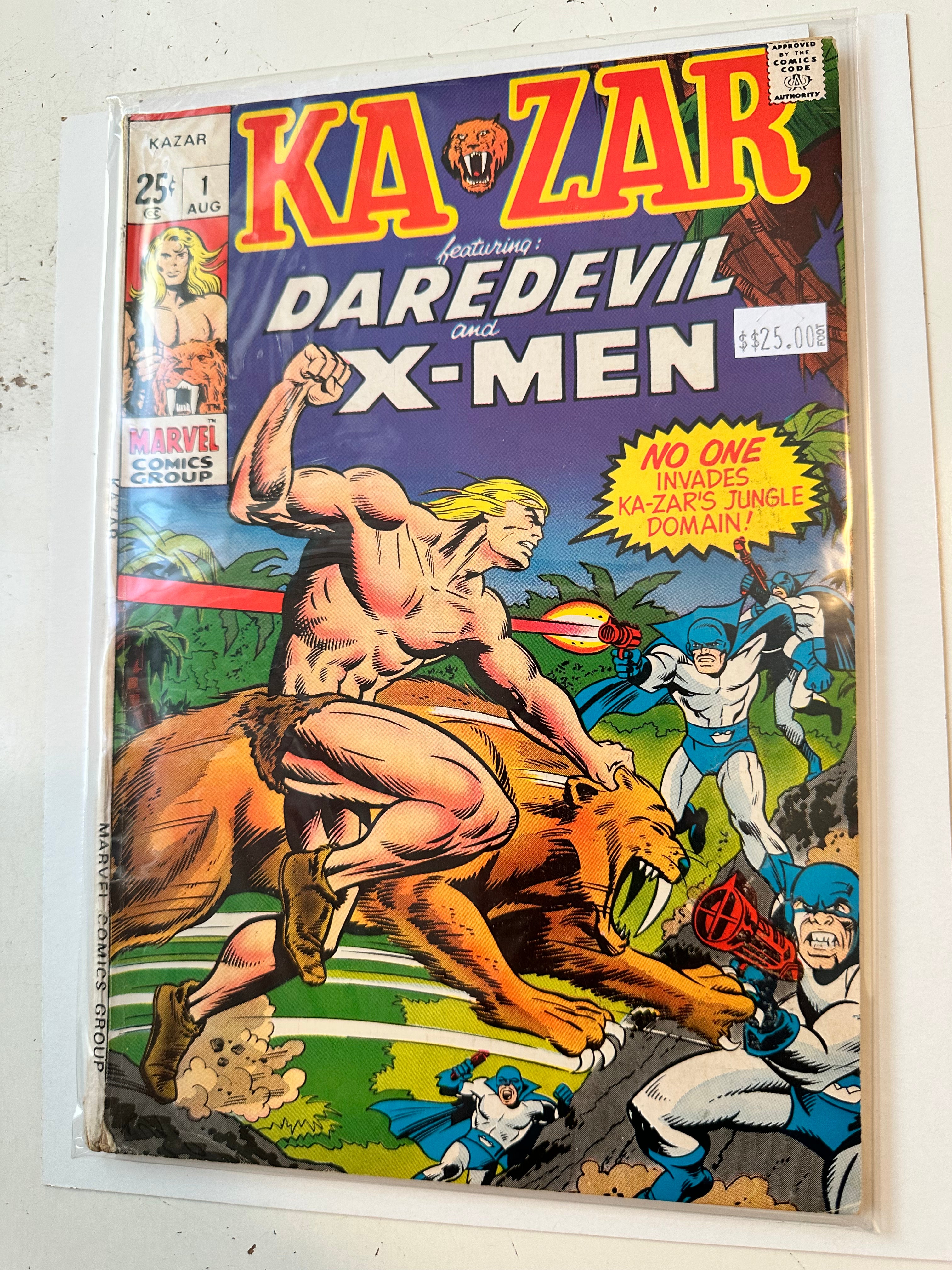 Vintage 1970 X-Men and Daredevil Comic Book - Rare Collectible Edition for Marvel Fans, Comic Collectors & Gift Ideas