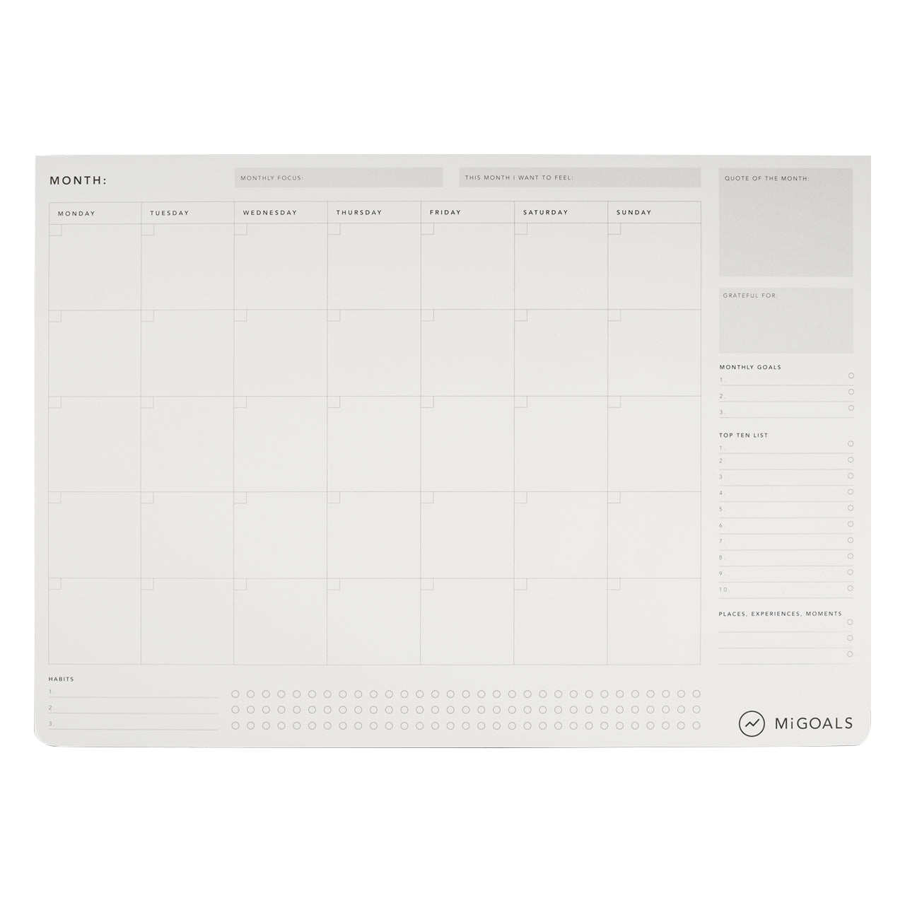 Monthly Desk Pad Calendar 2024 - Large 12-Month Planner with Sticky Notes - Perfect for Office, Home & School Organization & Planning