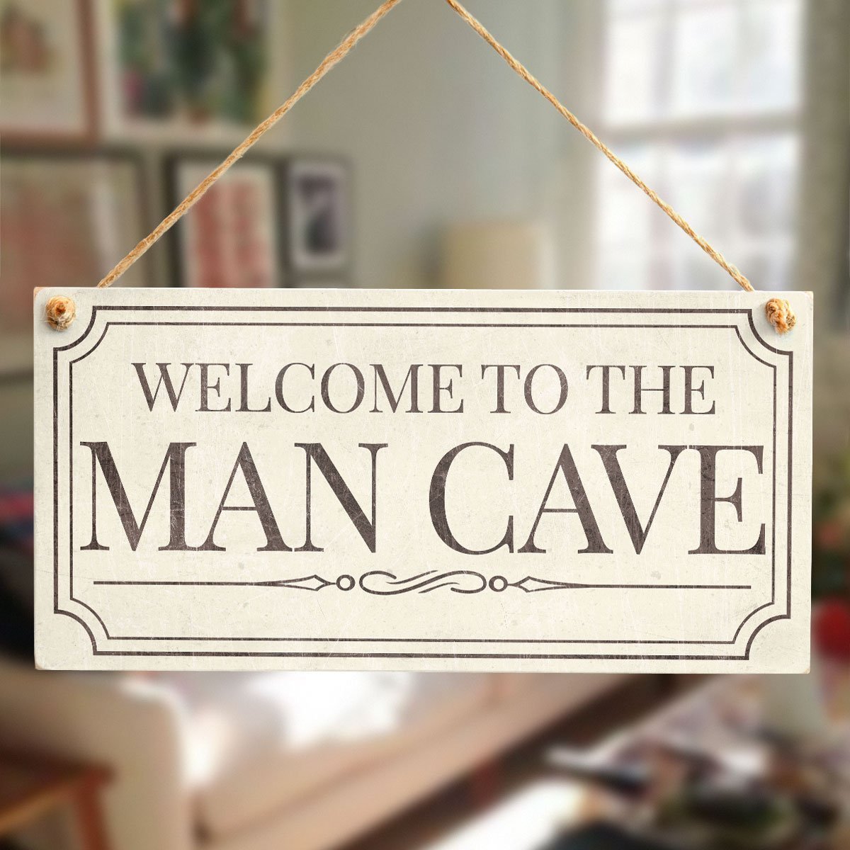 Meijiafei Welcome to The Man Cave Sign - 10