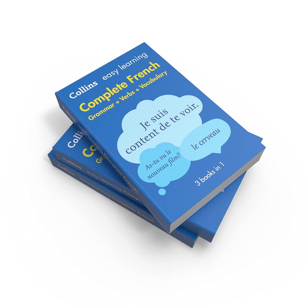 Collins Easy Learning French Grammar, Verbs & Vocabulary - 3 Books in 1 for Beginners