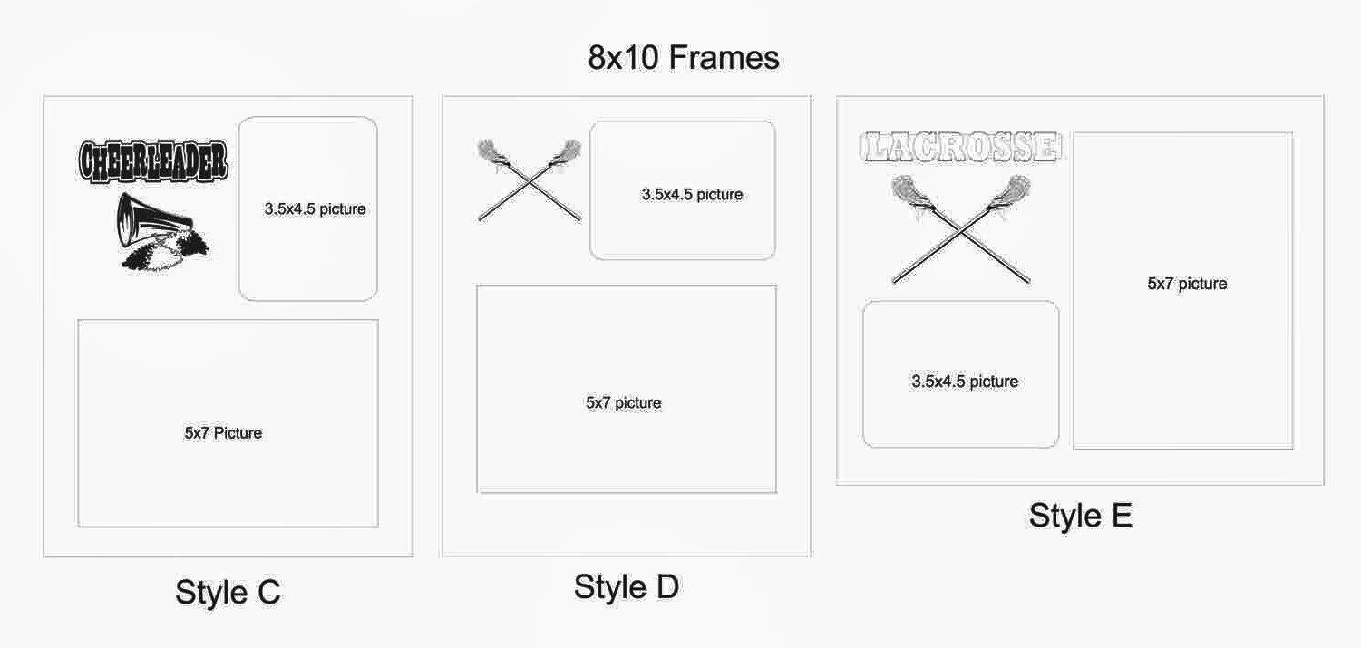 8x10 Hockey Picture Frame - Perfect for Displaying Sports Memories in Home, Office, or Locker Room Decor