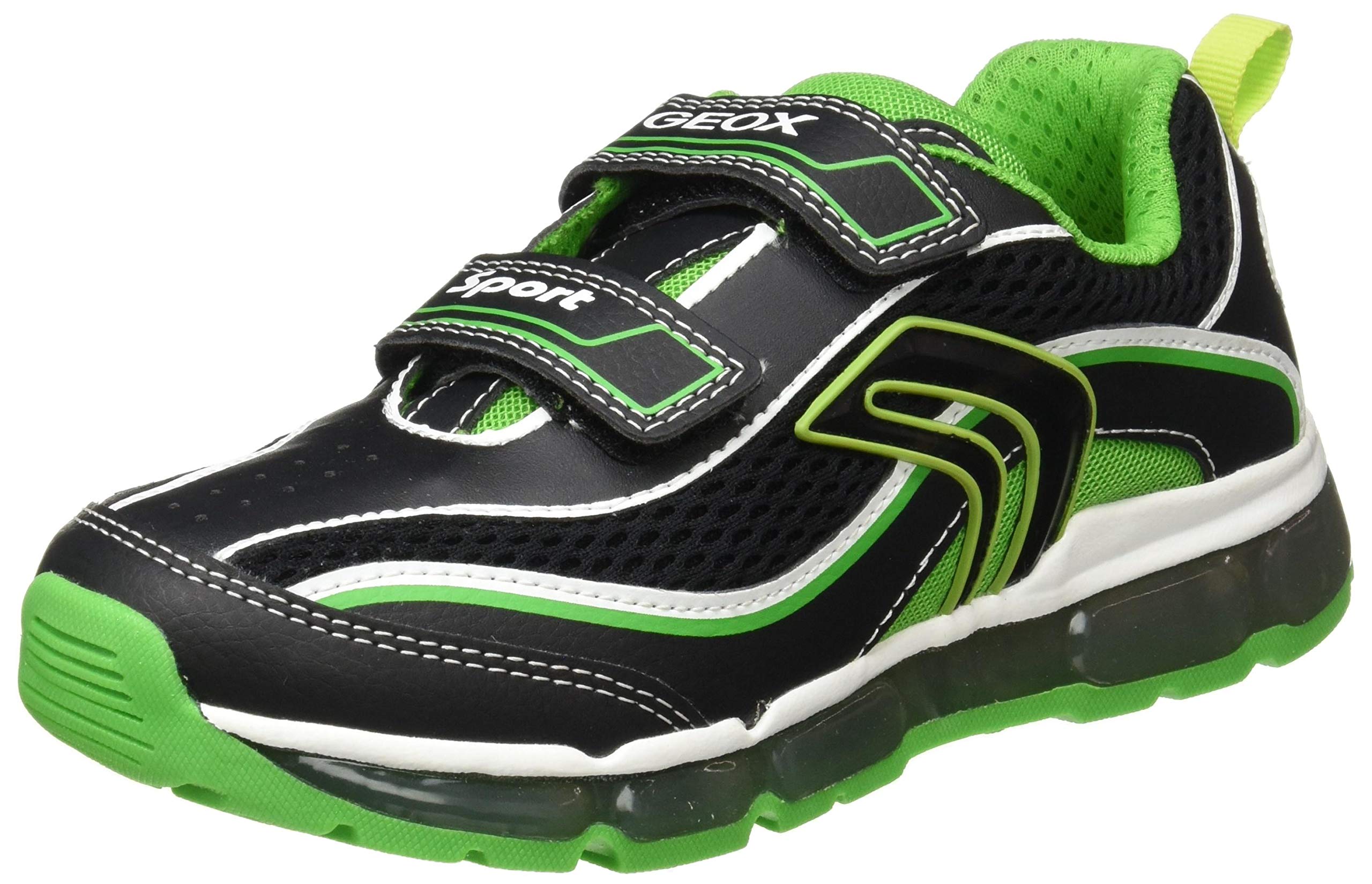 Geox Boys Android Breathable Sneakers - Lightweight Comfortable Kids Shoes for School & Outdoor Play